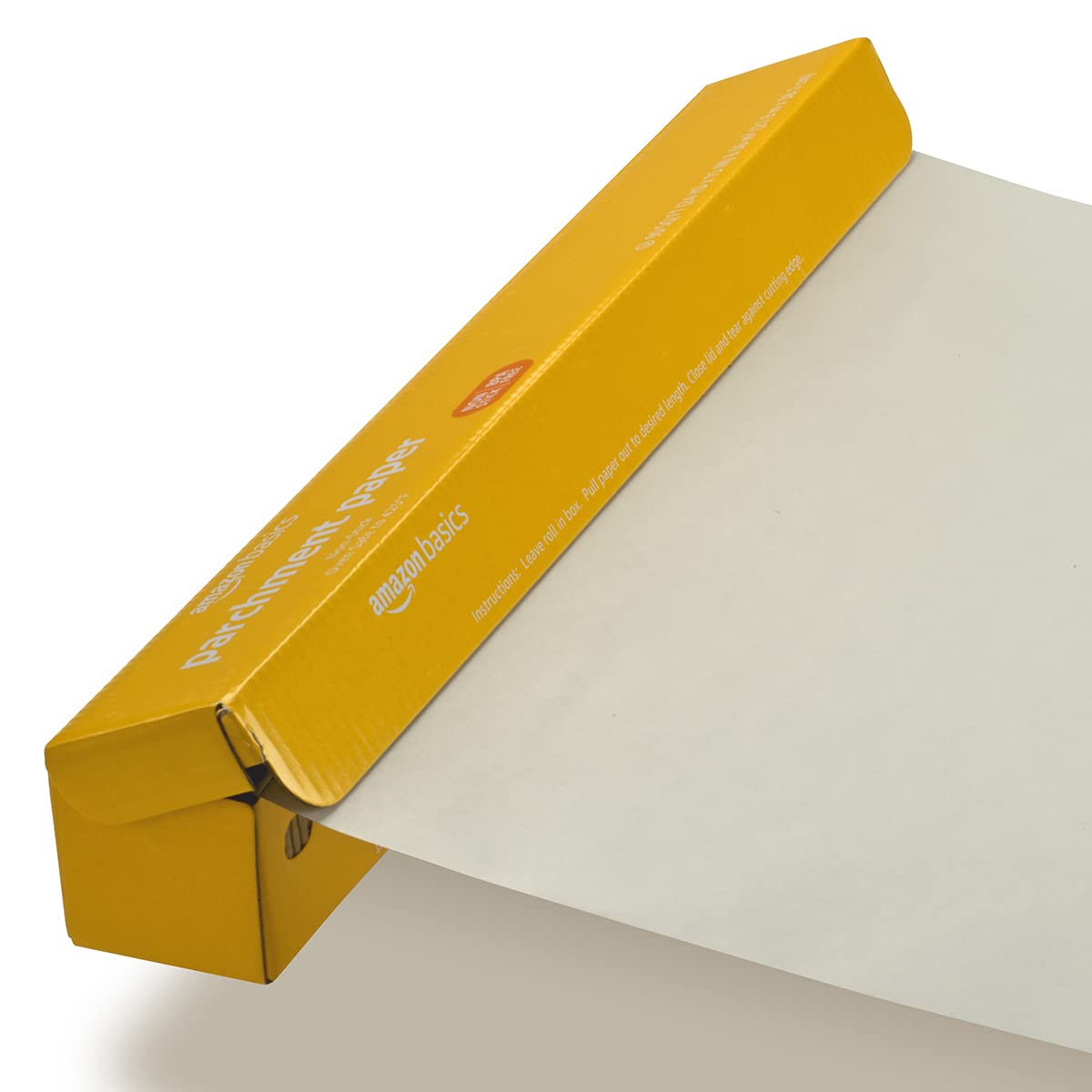 Amazon Basics Parchment Paper - 90 Sq Ft Roll (30cm x 9.1m) - Non-Stick Baking Paper for Cookies, Cakes & Roasting - Oven Safe Up to 450°F (232°C) - Perfect for Baking, Cooking & Meal Prep