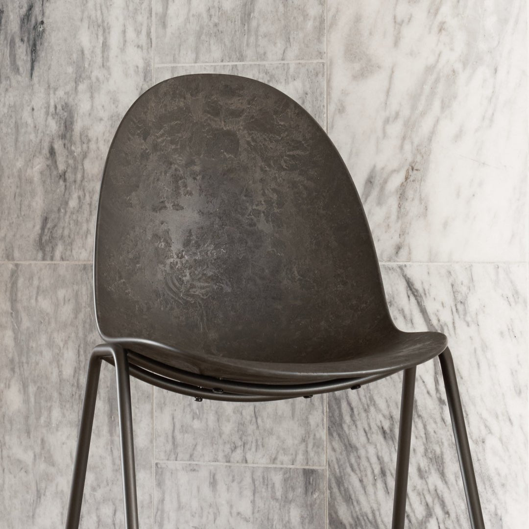 Eternity Side Chair by Mater - Modern Dining Chair for Kitchen, Living Room & Office - Sustainable Wooden Accent Chair with Ergonomic Design
