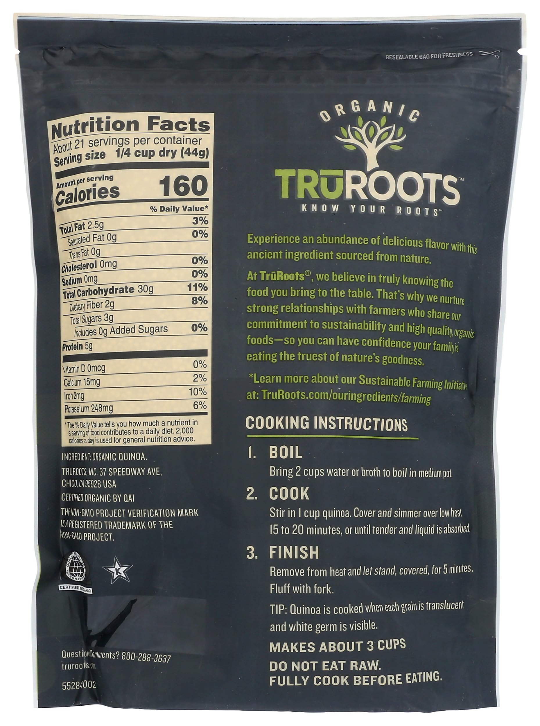 Organic Quinoa 32oz - USDA Certified Organic, Non-GMO Verified - Perfect for Salads, Meal Prep & Healthy Cooking