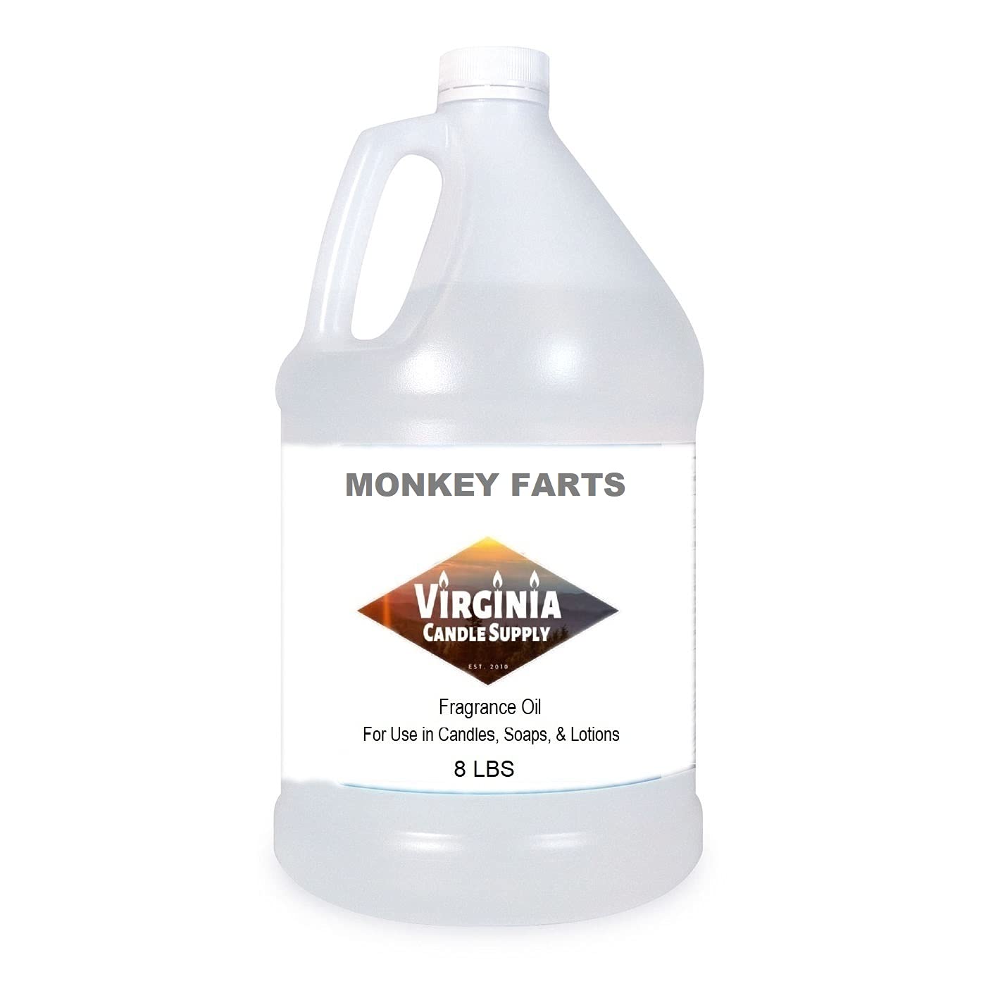 Monkey Farts Fragrance Oil (8 LB Bottle) - Premium Scent for Candle Making, Soap Crafting, Bath Bombs & DIY Home Fragrance | Perfect for Aromatherapy, Car Fresheners & Room Sprays