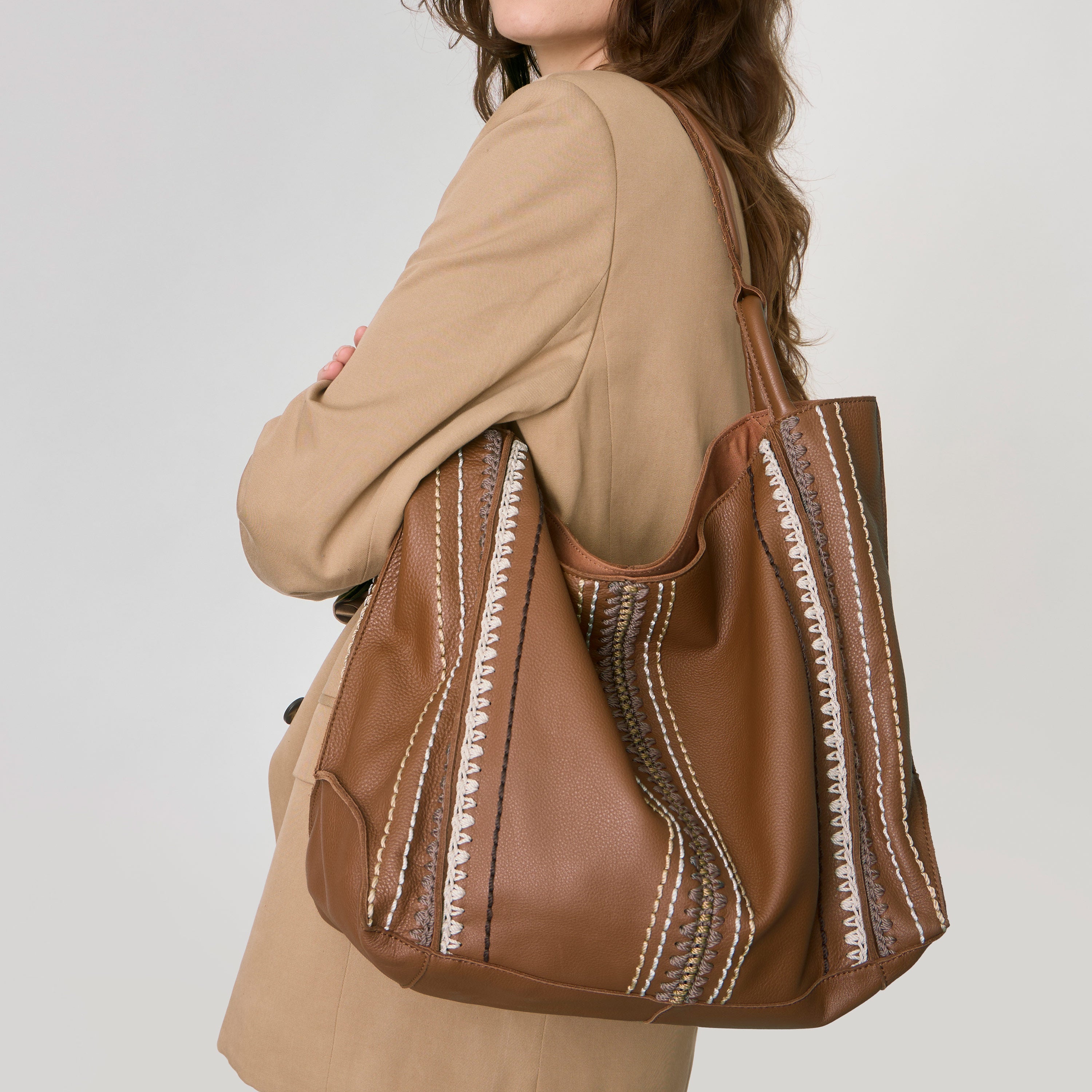 Los Feliz Large Tote Bag - Stylish & Spacious Women's Shoulder Bag for Work, Travel & Shopping - Perfect for Office, Beach & Everyday Use