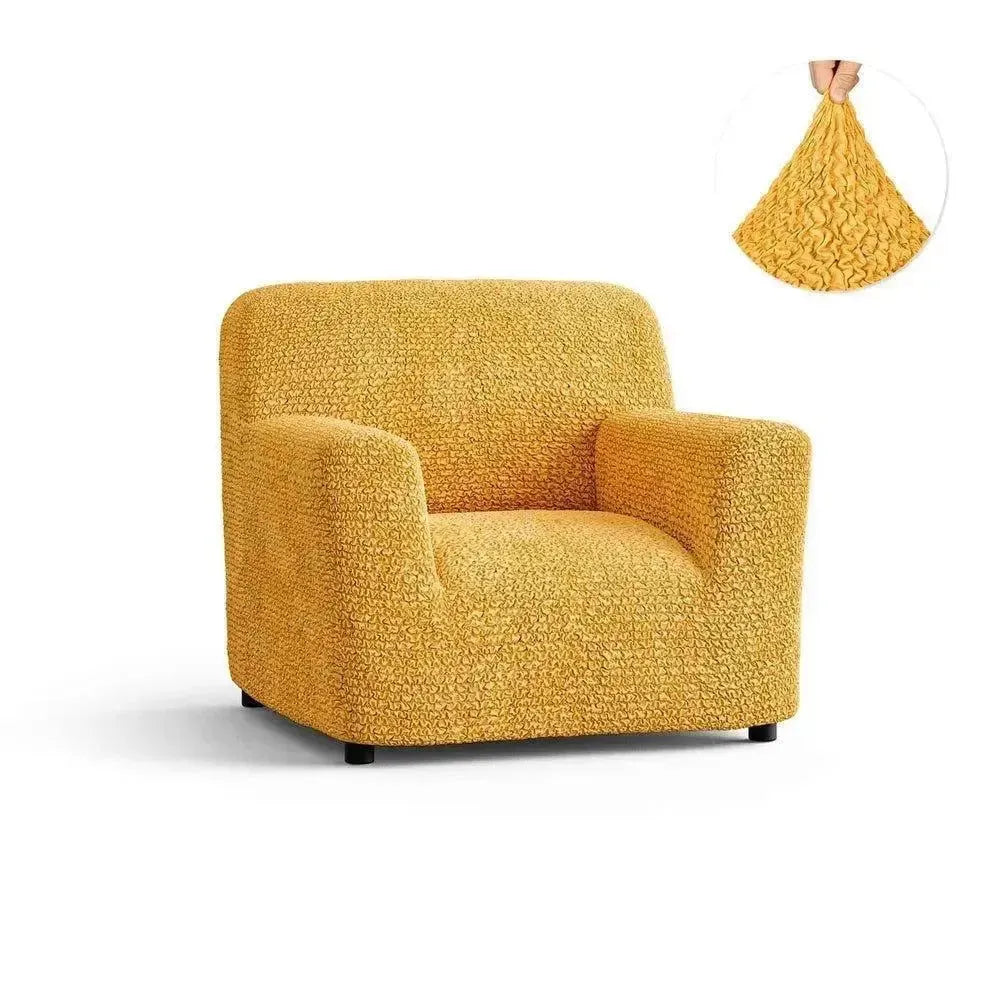 Microfiber Armchair Slipcover - Stretchable Furniture Protector for Living Room, Bedroom & Office - Easy Washable Sofa Cover for Pets & Kids