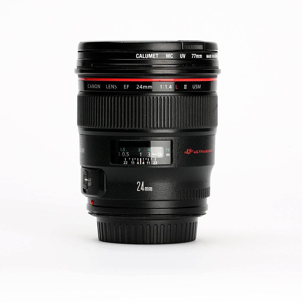 Canon EF 24mm f/1.4L II USM Wide Angle Lens for Photography - Perfect for Low Light, Landscape & Portrait Shooting