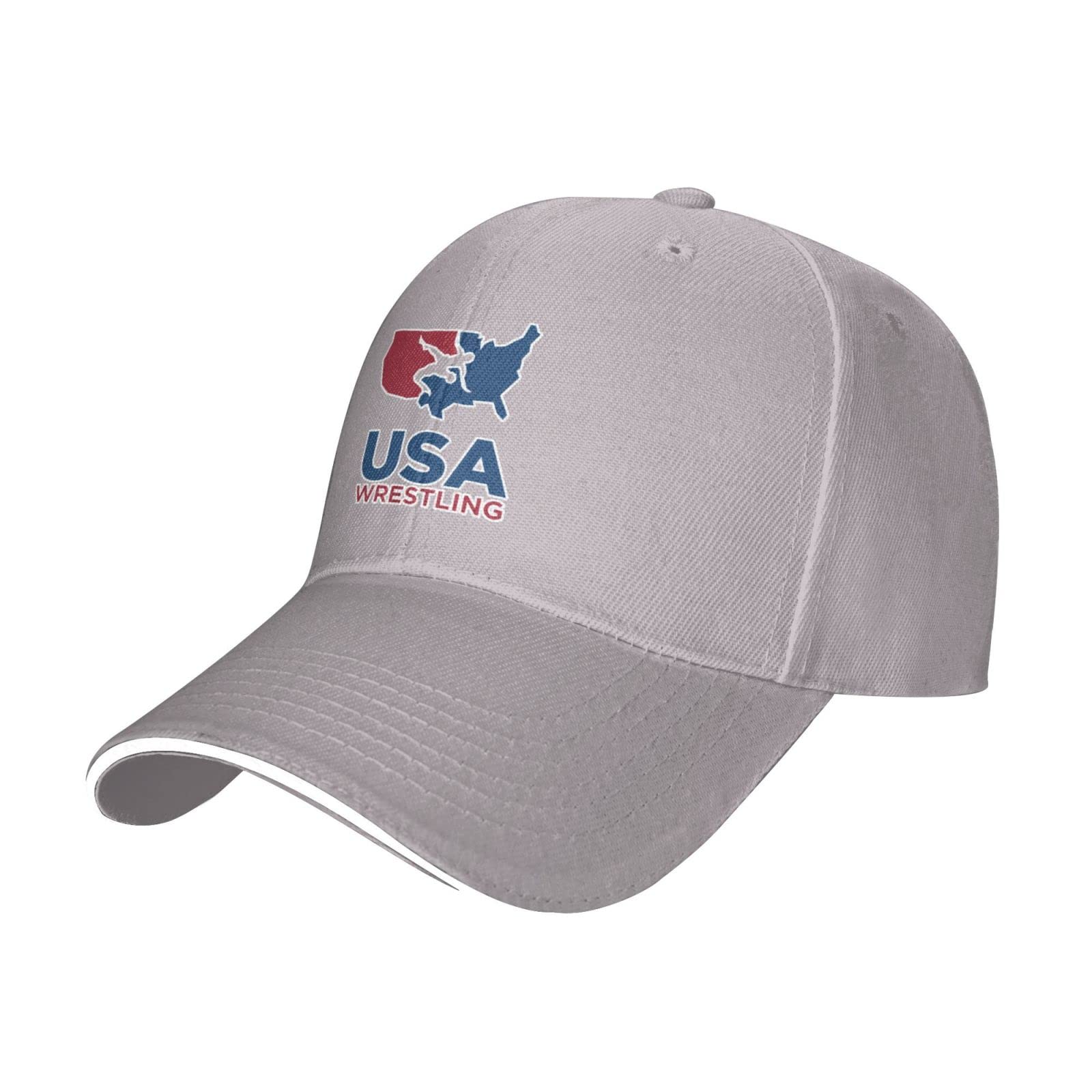 3D Printed USA Wrestling Hats - Adjustable Unisex Fashion Cap for Outdoor Sports & Casual Wear - Perfect for Wrestling, Running, Gym & Street Style