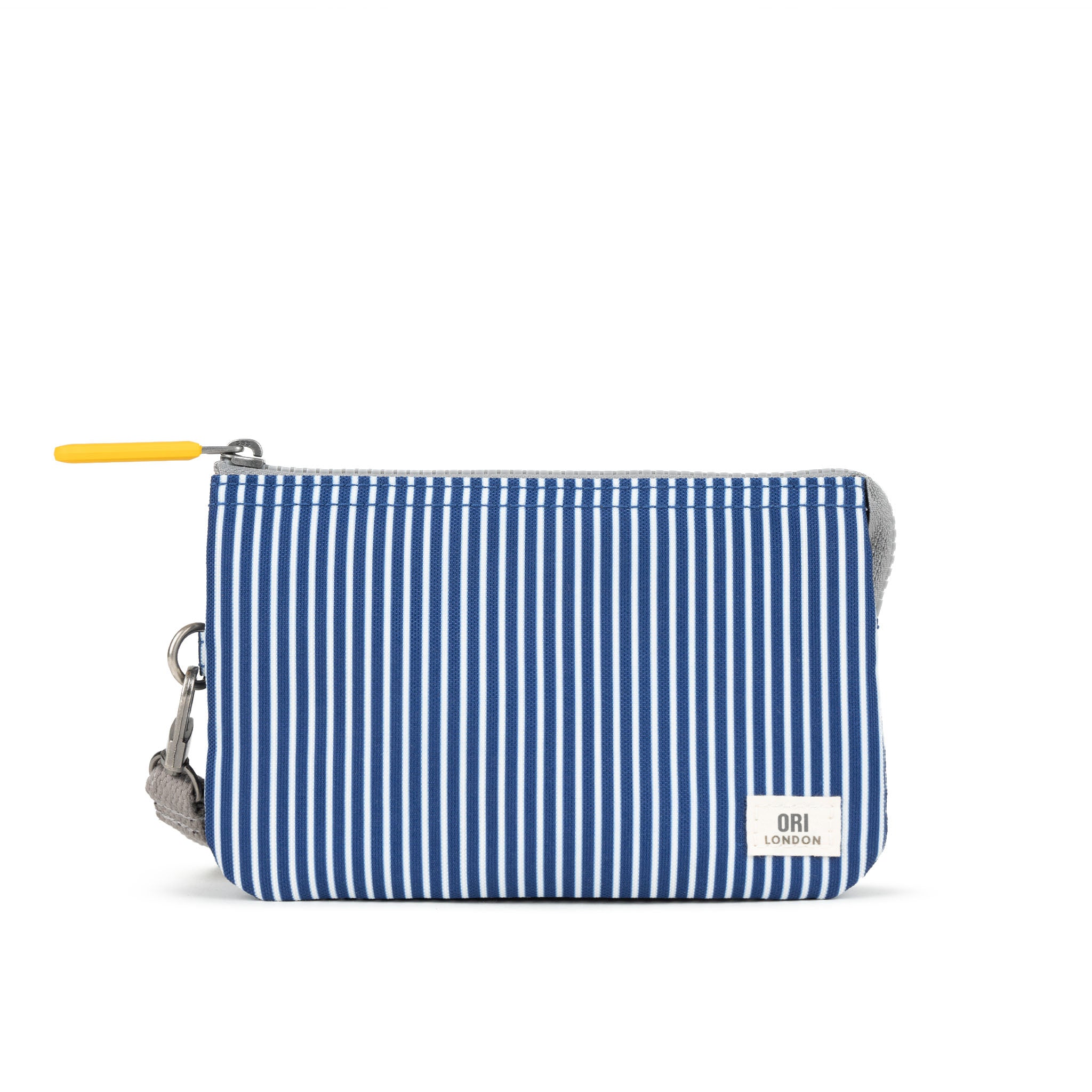 Carnaby Hickory Recycled Canvas Crossbody Bag with Adjustable Wrist Strap - Perfect for Travel, Shopping, and Everyday Use