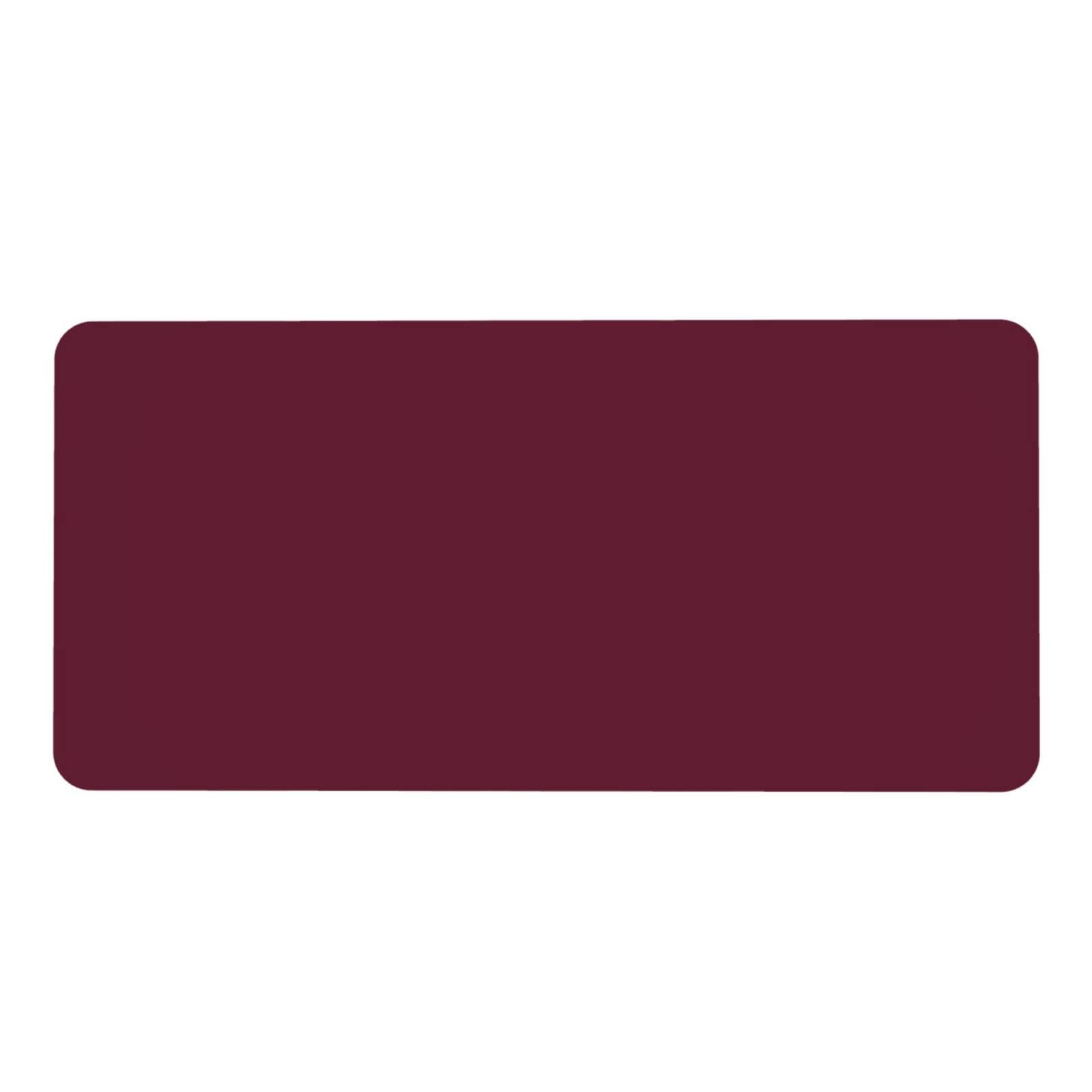 Premium Wine Red Oversized Leather Mouse Pad - 17