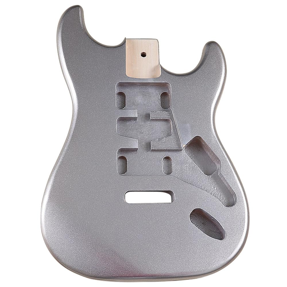 Fender ST Strat Electric Guitar Body - Poplar Wood HSH Pickup Routing DIY Replacement Part for Guitar Builders & Musicians | Perfect for Custom Guitar Projects & Upgrades