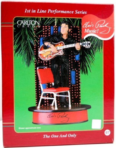 Elvis Presley Christmas Ornament - Limited Edition 2001 Carlton Cards Collectible - Perfect for Holiday Decor & Elvis Fan Gifts