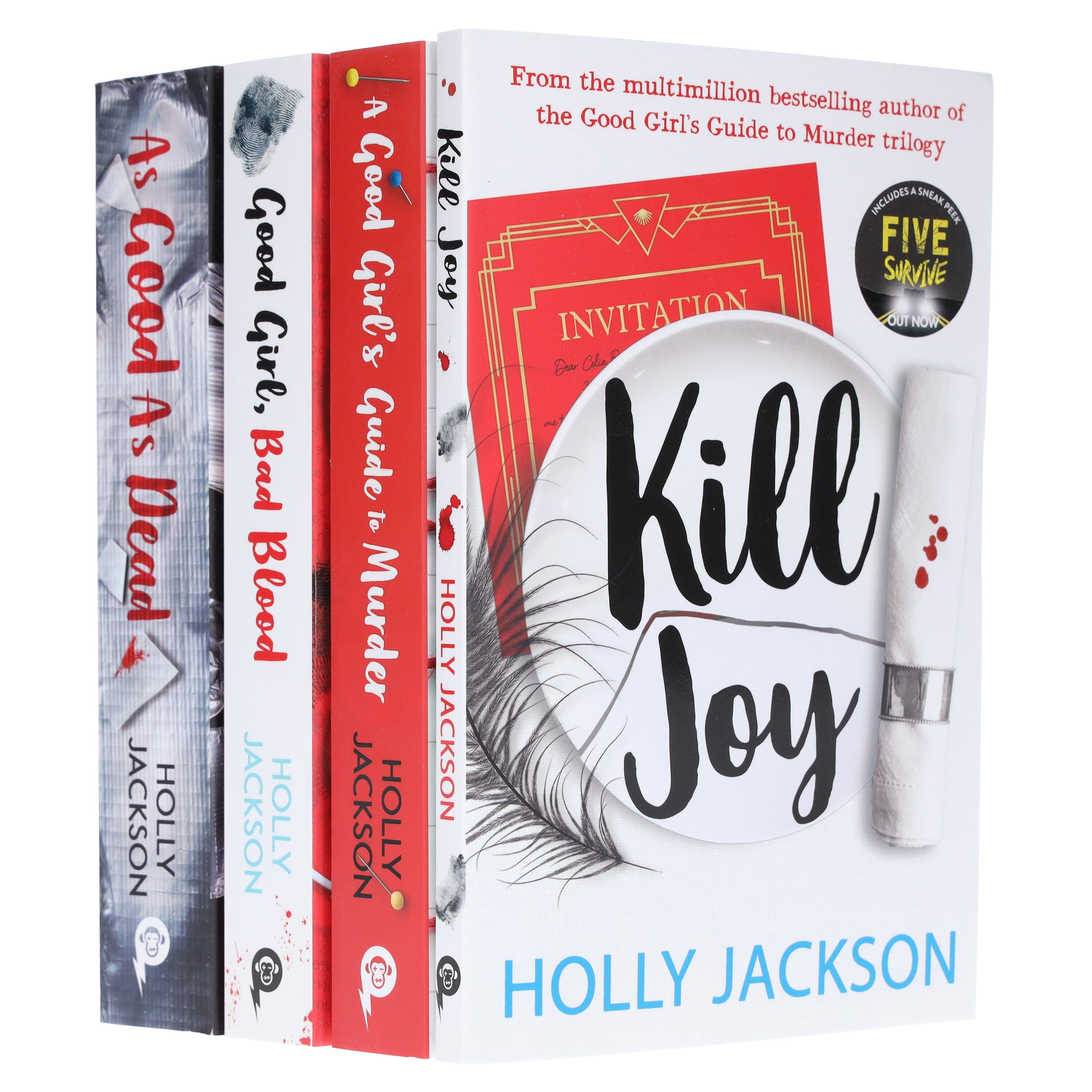 A Good Girl’s Guide To Murder Series By Holly Jackson - 4 Book Collection Set for Teens & Young Adults (Ages 14+) - Paperback Mystery Thriller Novels - Perfect for Book Clubs, Gifts & YA Readers