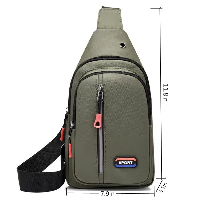 Waterproof Crossbody Sling Bag for Women & Men - Lightweight Travel Shoulder Bag, Chest Pack & Day Backpack for Hiking, Commuting & Outdoor Adventures