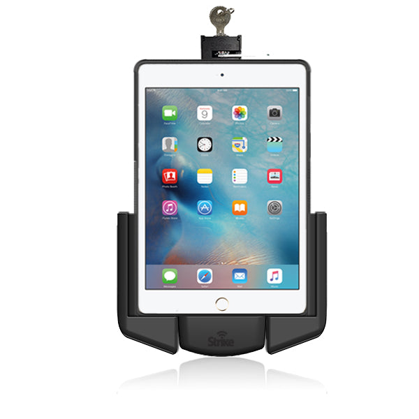 iPad Mini 4 & 5 Lockable Car Mount Holder for Strike Rugged Case - Secure Tablet Stand for Truck, Van & Vehicle Dashboard - Perfect for GPS Navigation, Video Calls & Road Trips