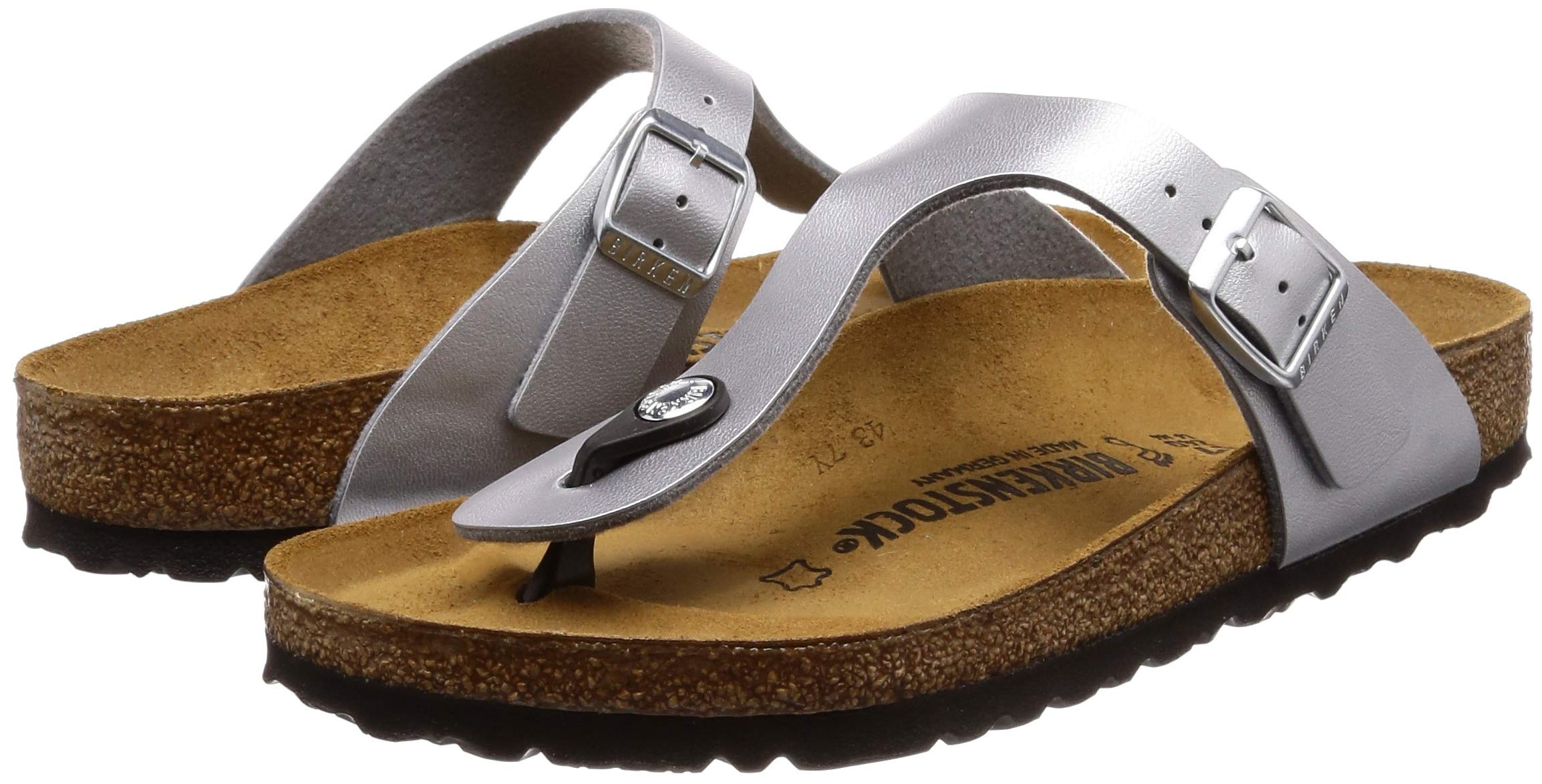 Birkenstock Women's Flatform Sandals in Silver - Comfortable & Stylish Summer Shoes for Women | Perfect for Beach, Vacation & Casual Outings