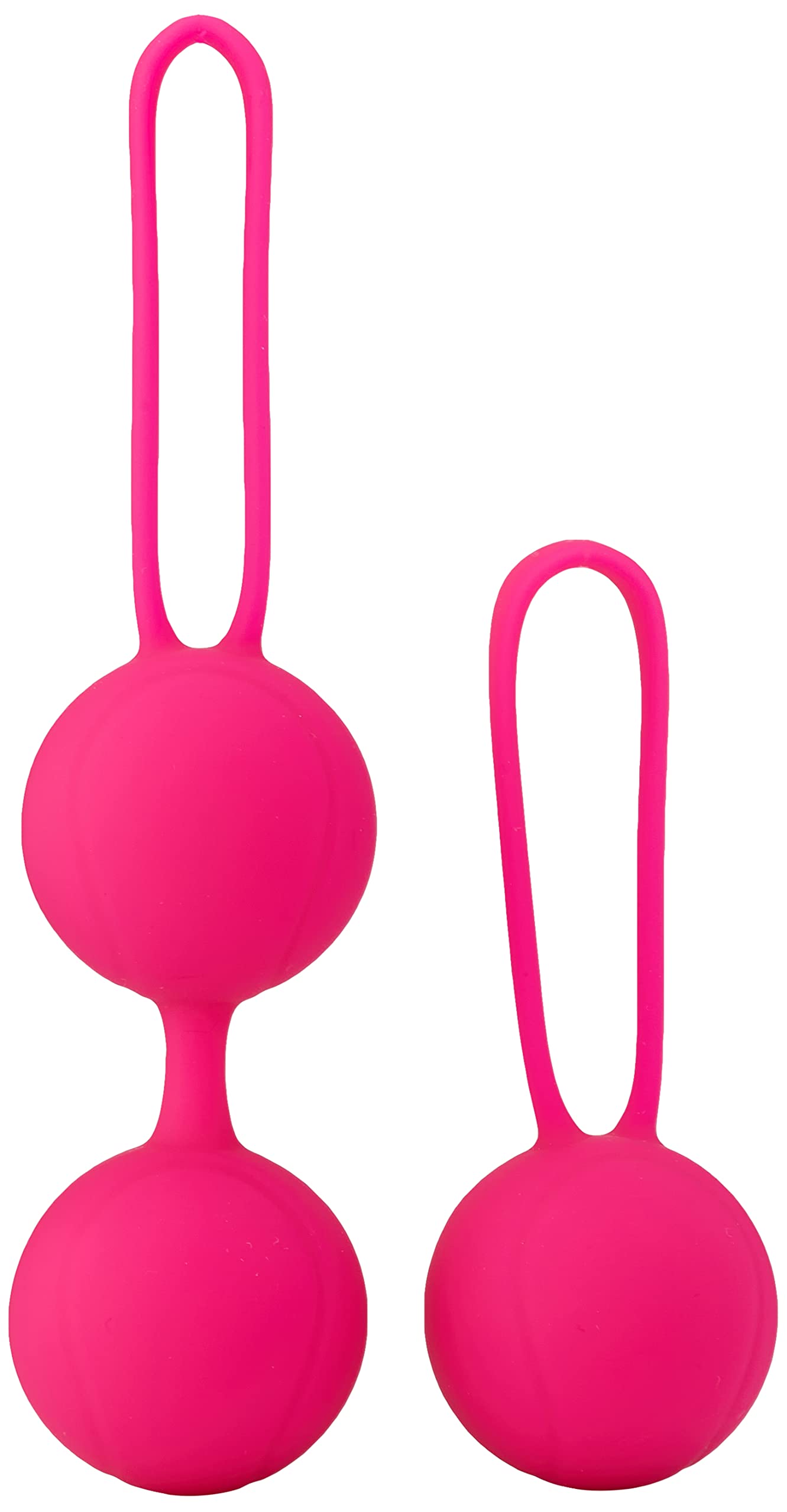 Dream Toys Essentials Duo Ball Set - Pink Exercise & Massage Balls for Yoga, Fitness, and Stress Relief - Perfect for Home Workouts & Physical Therapy