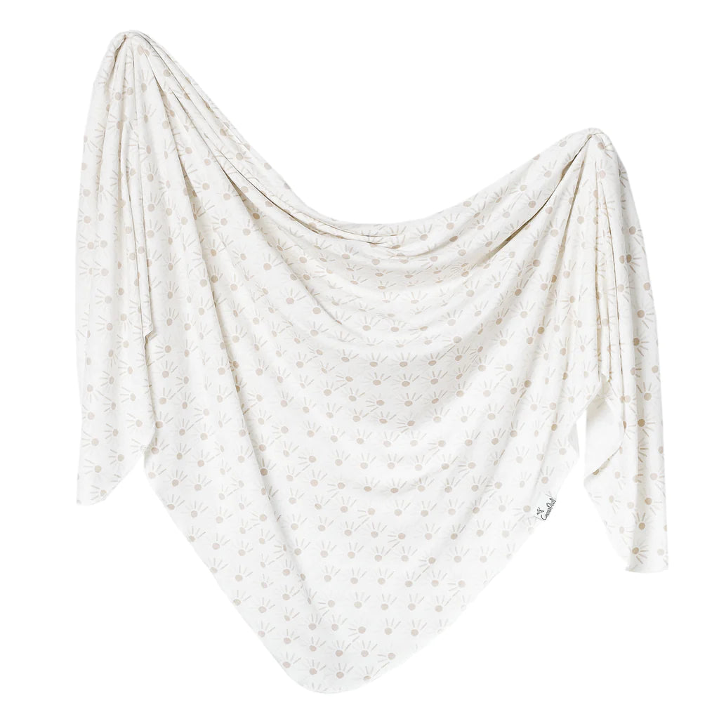Soft Organic Cotton Knit Swaddle Blanket for Babies - Cozy & Breathable Newborn Wrap for Swaddling, Sleeping & Nursing - Perfect Baby Shower Gift