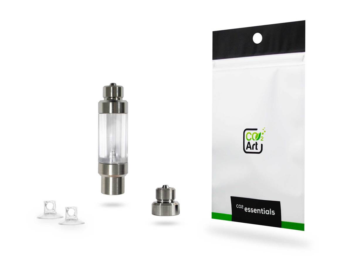 CO2 Art Pro SS Bubble Counter - Stainless Steel CO2 Diffuser for Aquarium Plants - Perfect for Freshwater Fish Tanks & Aquatic Plant Growth