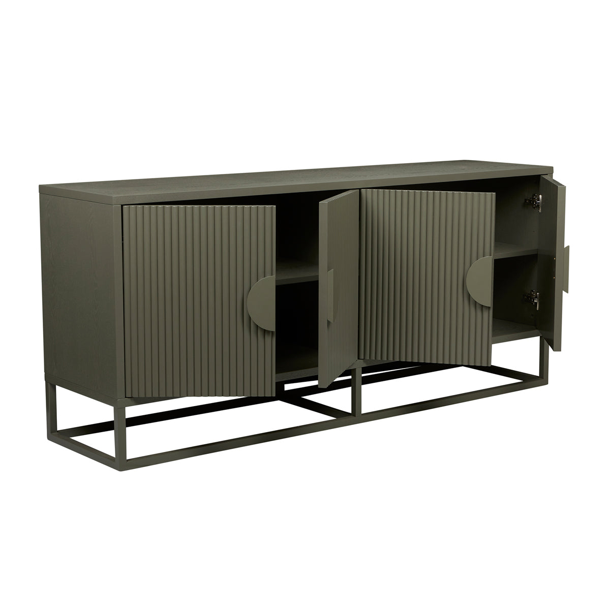 Benjamin Ripple Buffet - Elegant Dining Table for Modern Home | Perfect for Dinner Parties, Family Gatherings & Entertaining Guests