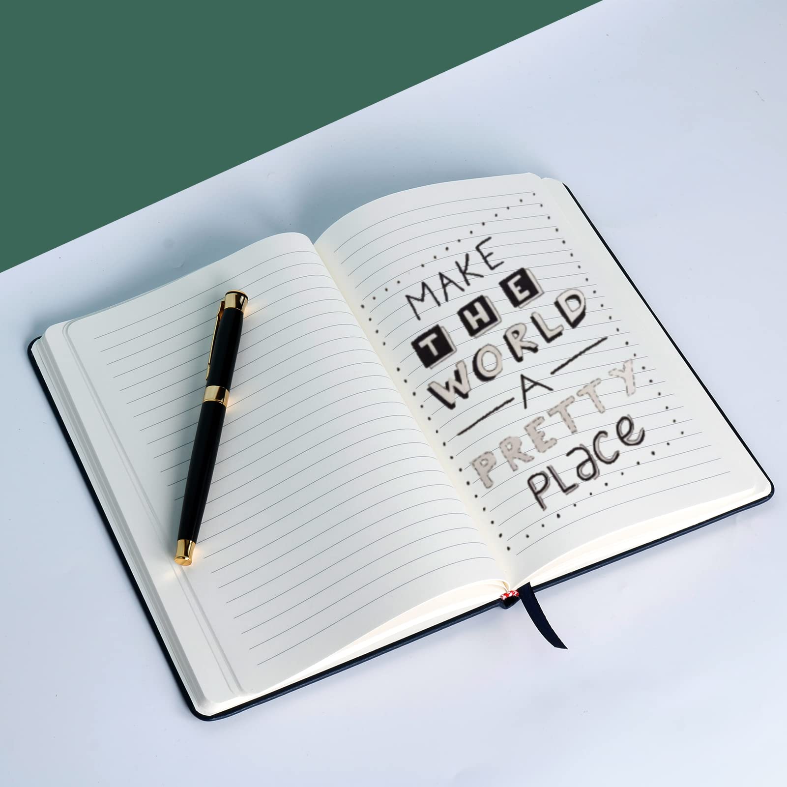 Premium Leather Lined Journal Notebook - 8.3