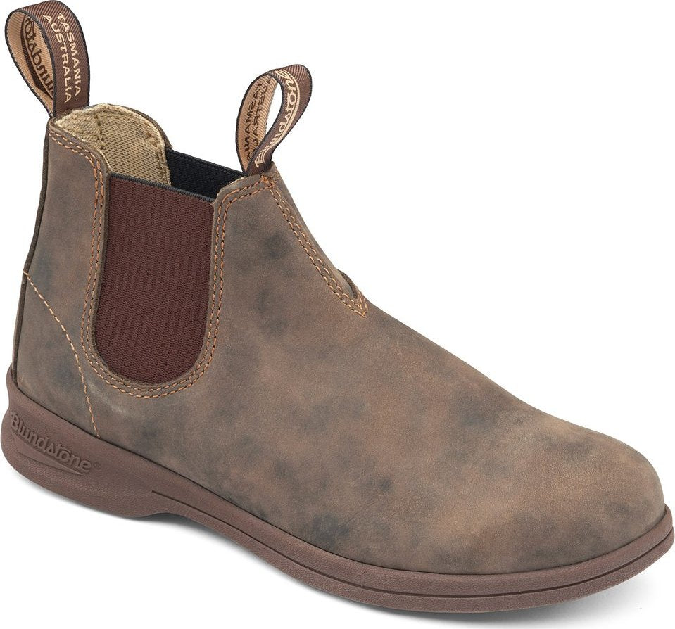 Active Rustic Brown Leather Boots for Men & Women - Durable Unisex Work Boots for Outdoor, Hiking & Casual Wear