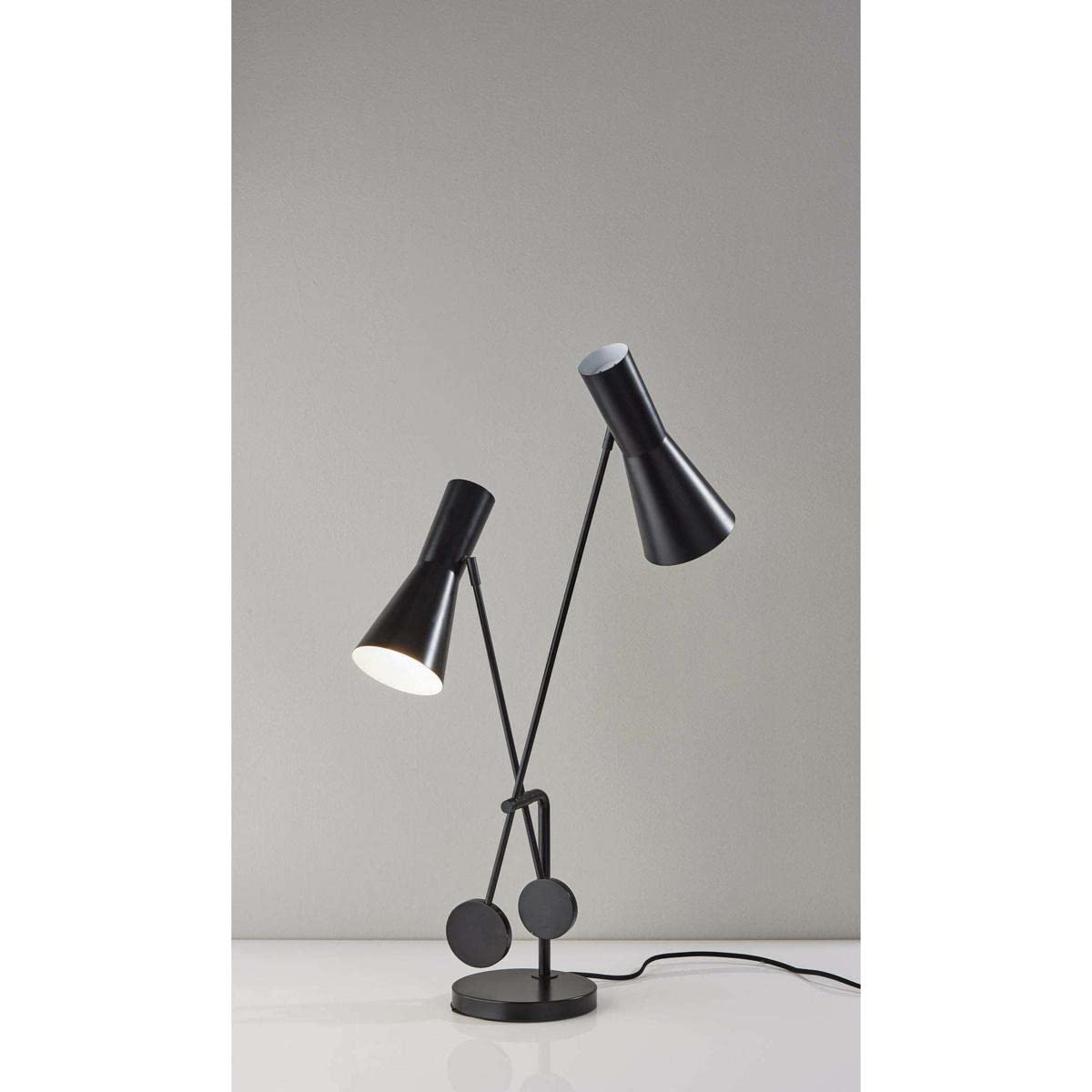 Adesso Bond Desk Lamp - Adjustable LED Task Light for Home Office, Study & Reading - Modern Clamp-On Design with Flexible Gooseneck - Perfect for Work, Crafting & Nighttime Use