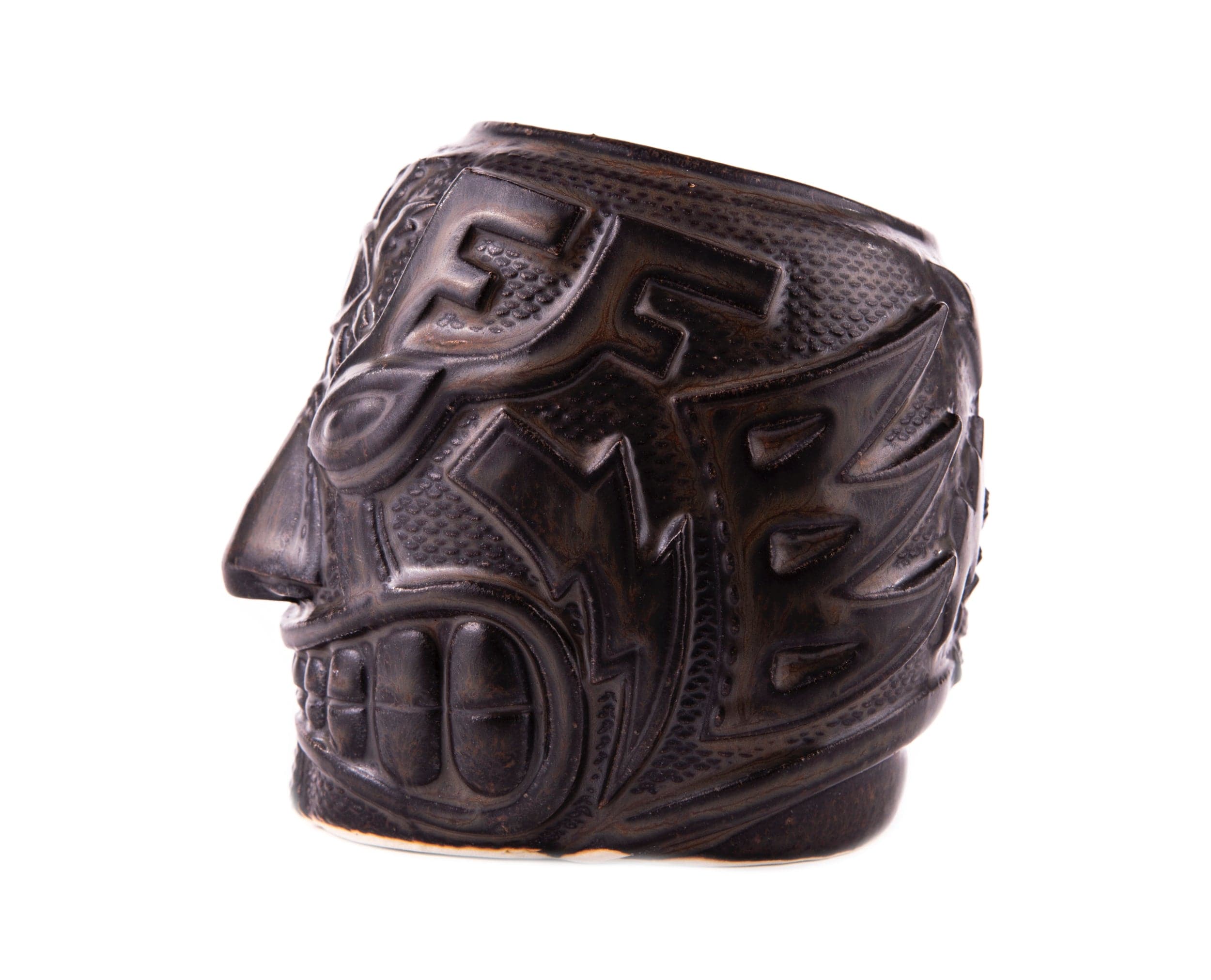 El Ojo Fantastico Tiki Mug - Reclusa Parda Variant | Handcrafted Ceramic Tiki Cup for Tropical Cocktails, Home Bar Decor & Themed Parties