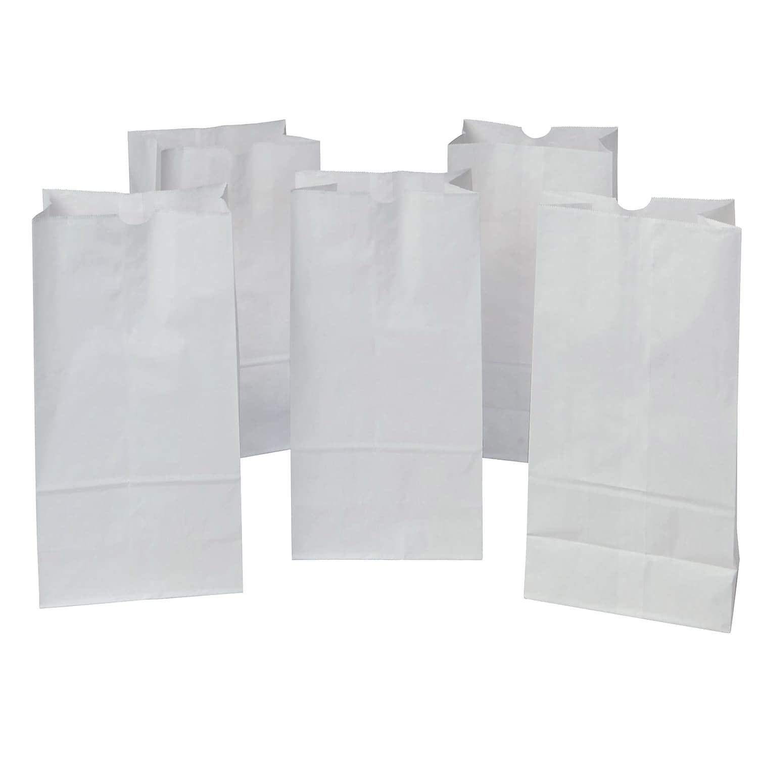 Creativity Street Kraft Paper Bags White 7-1/8