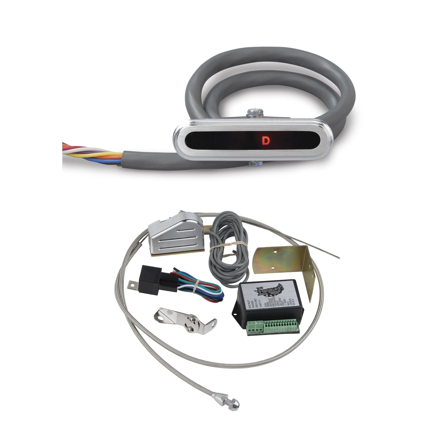 Lokar CIND-1723 Aluminum Horizontal LED Dash Indicator Kit for Cars & Trucks - Perfect for Custom Hot Rods, Street Rods, and Classic Vehicle Interiors