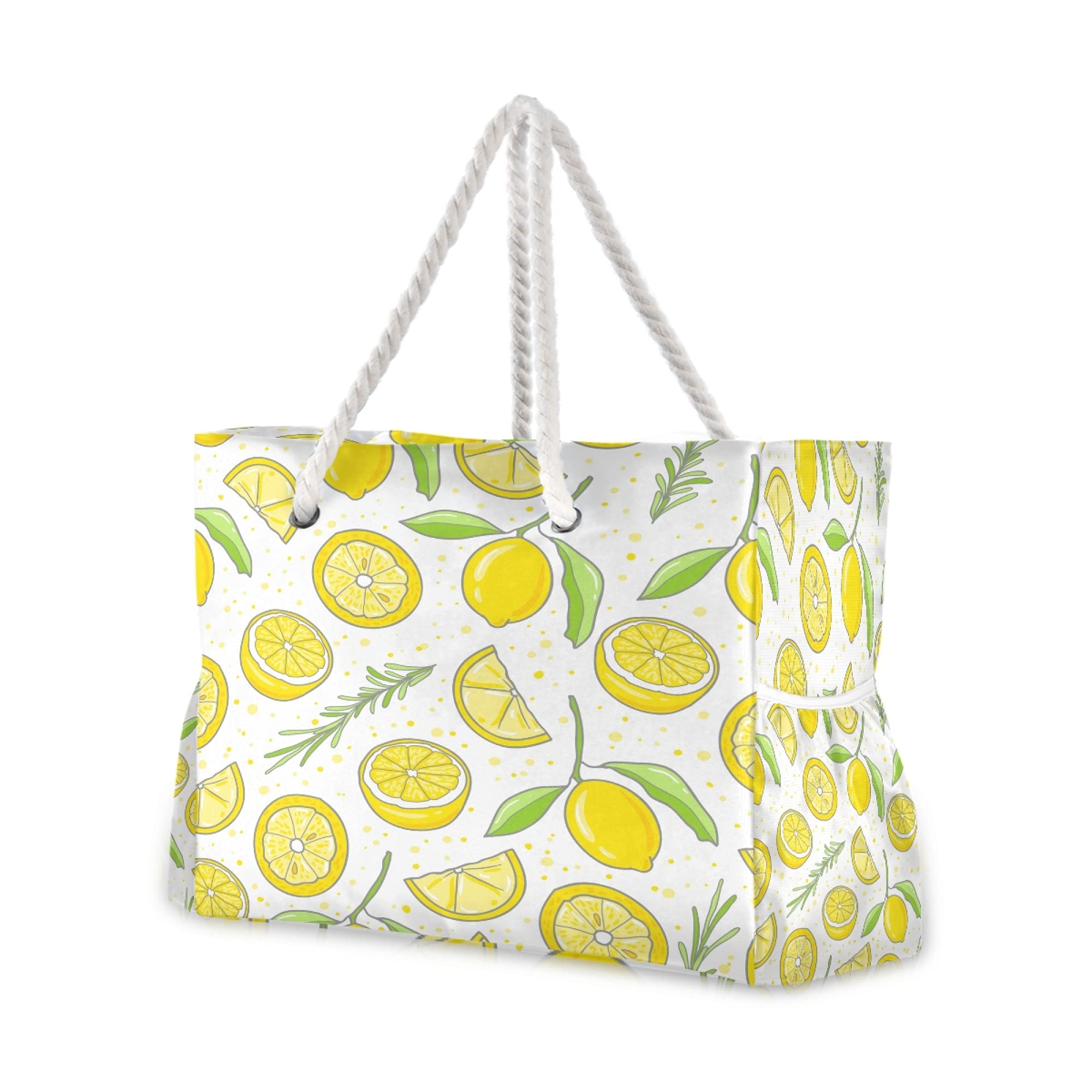 Stylish Large Straw Beach Tote Bag for Women - Waterproof Boho Handbag with Zipper Closure - Perfect for Summer Travel, Pool Days & Family Outings