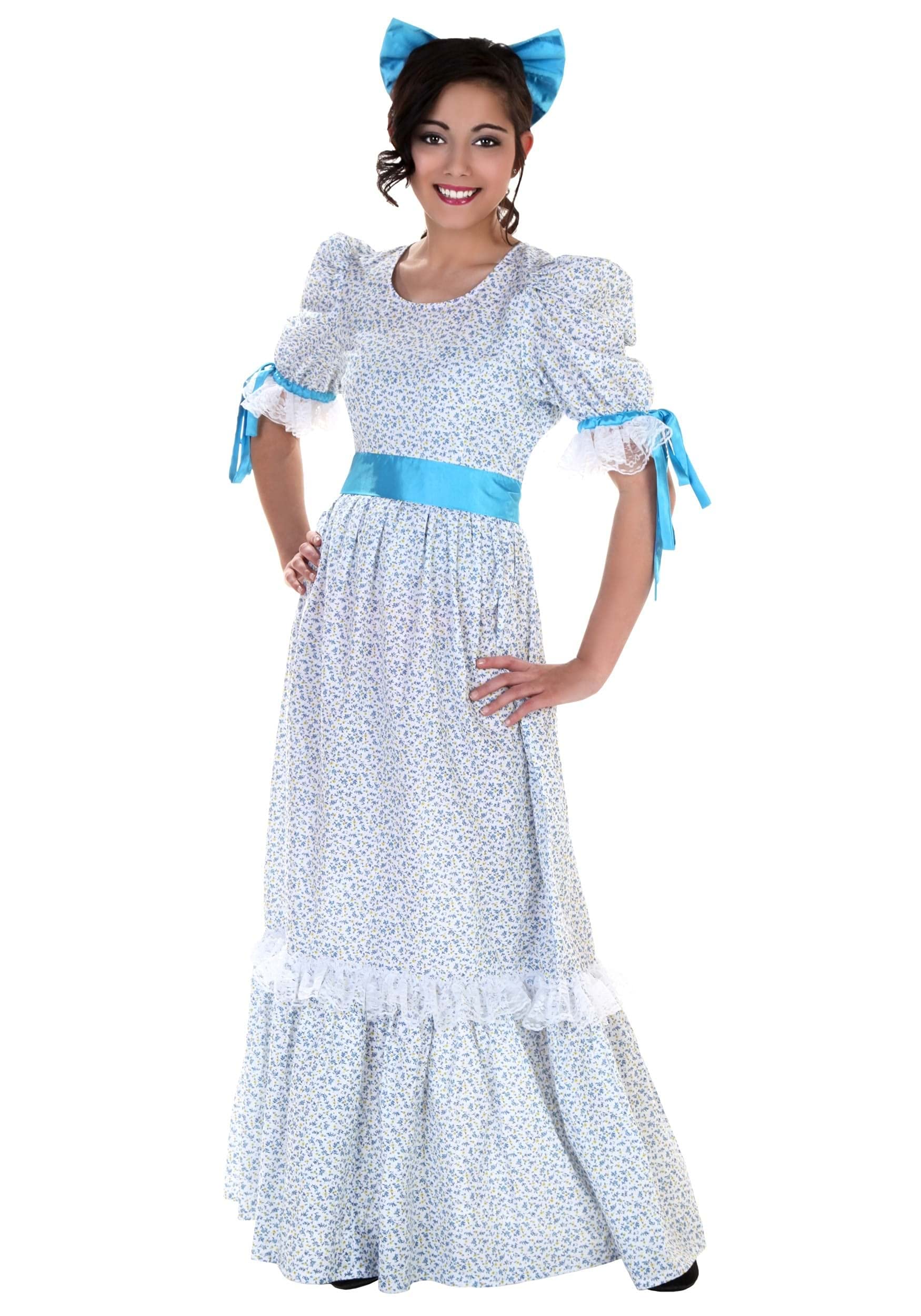 Adult Wendy Costume from Peter Pan - Blue Nightgown Dress for Women | Perfect for Halloween, Cosplay, and Themed Parties