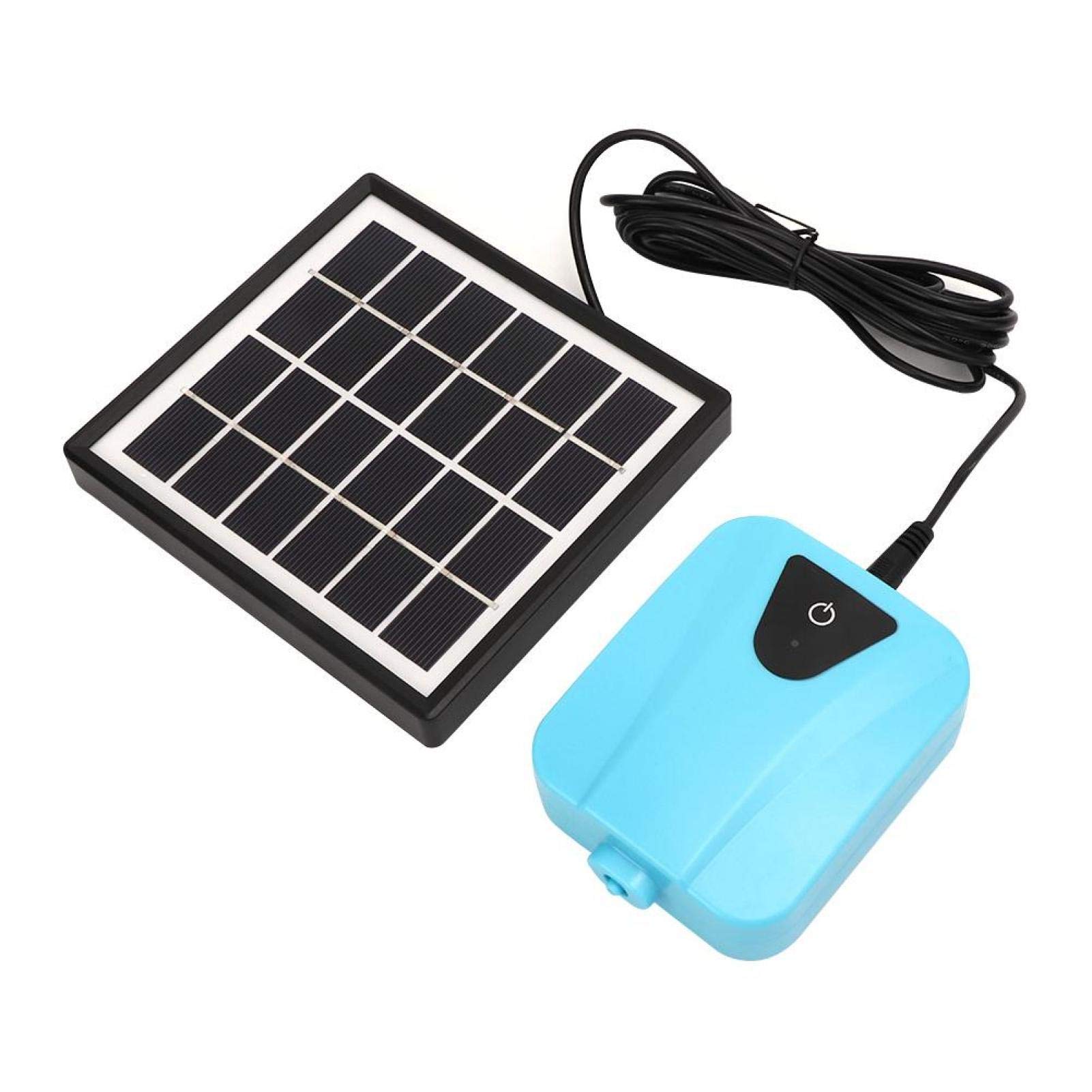 Solar Powered Air Pump for Aquariums - AP003 Dual-Use AC/DC Oxygen Aerator with Solar Panel | Perfect for Fish Tanks, Ponds & Hydroponics Systems