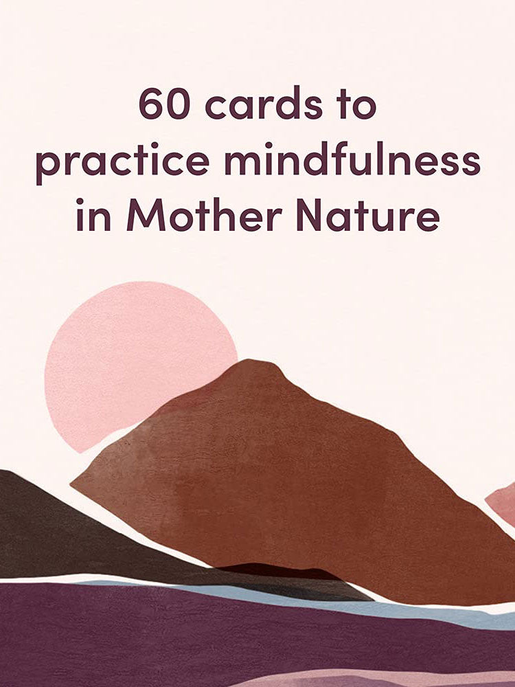 Nature Meditations Deck - 60 Mindfulness Cards for Relaxation & Stress Relief - Perfect for Yoga, Meditation & Self-Care Practices