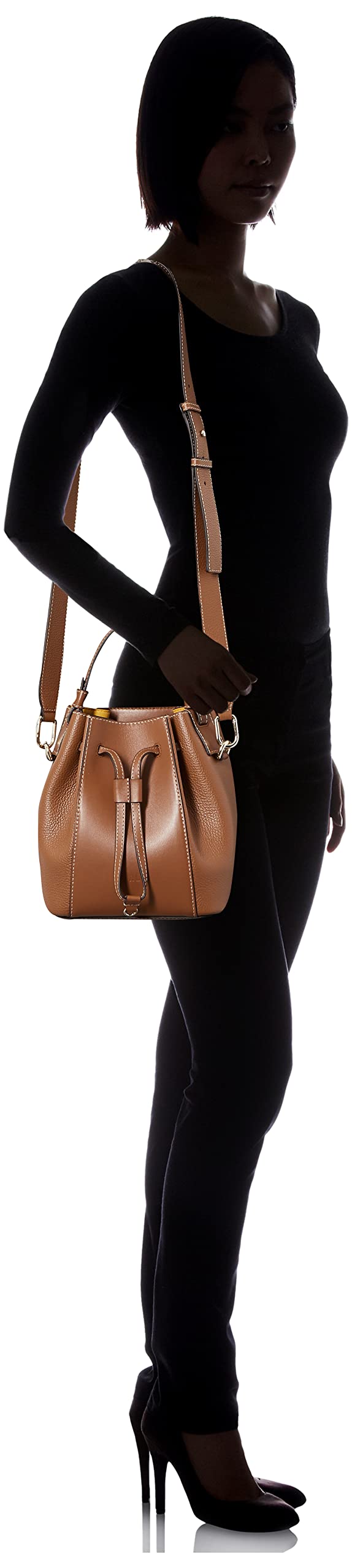 Furla Miastella Mini Bucket Bag - Stylish Leather Crossbody Purse for Women | Perfect for Everyday Use, Shopping & Travel