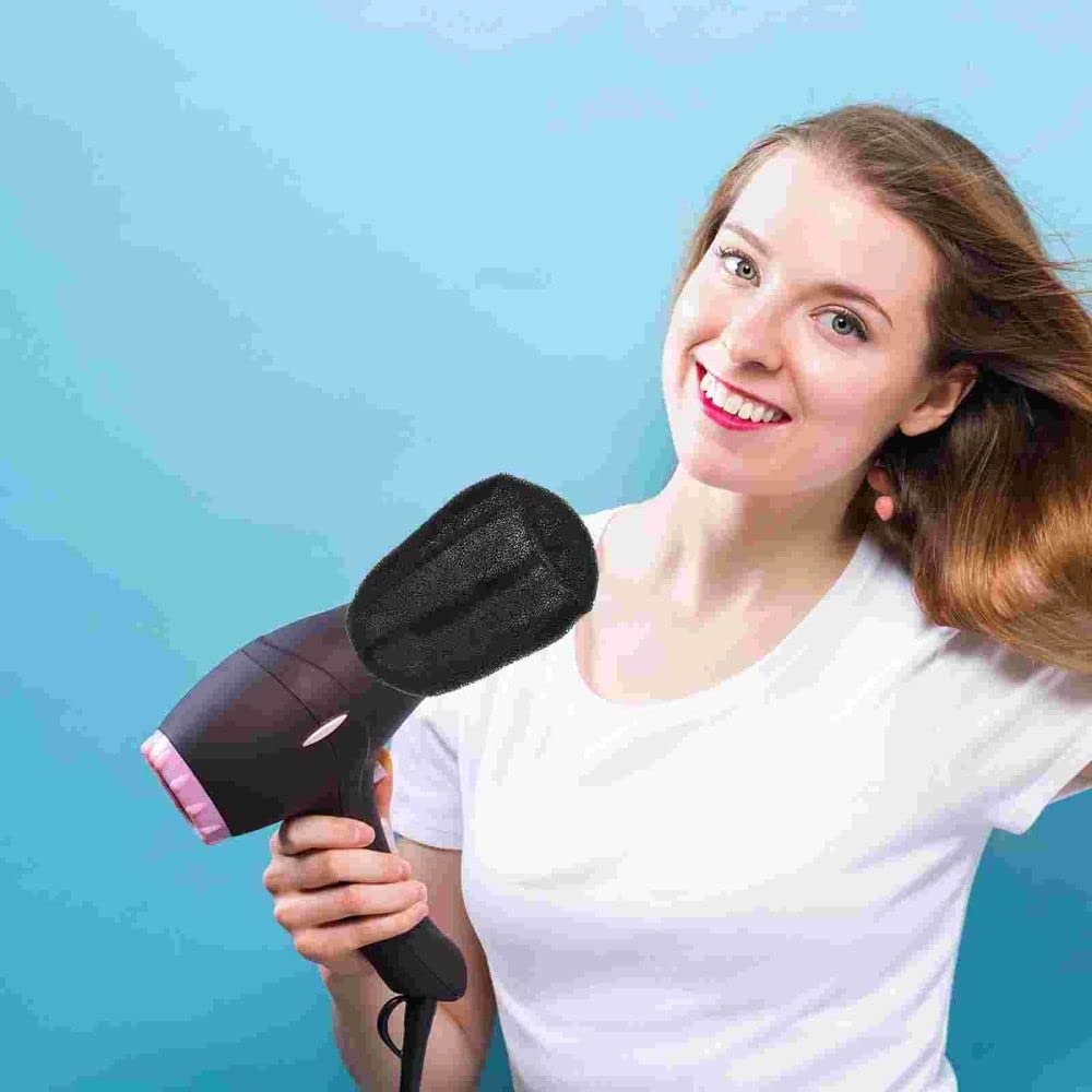 2pcs Hair Dryer Diffuser Cover Sock - Travel Styling Accessory for Wavy & Curly Hair - Folding Nozzle Attachment for Blow Dryer - Perfect for Home & Travel Use