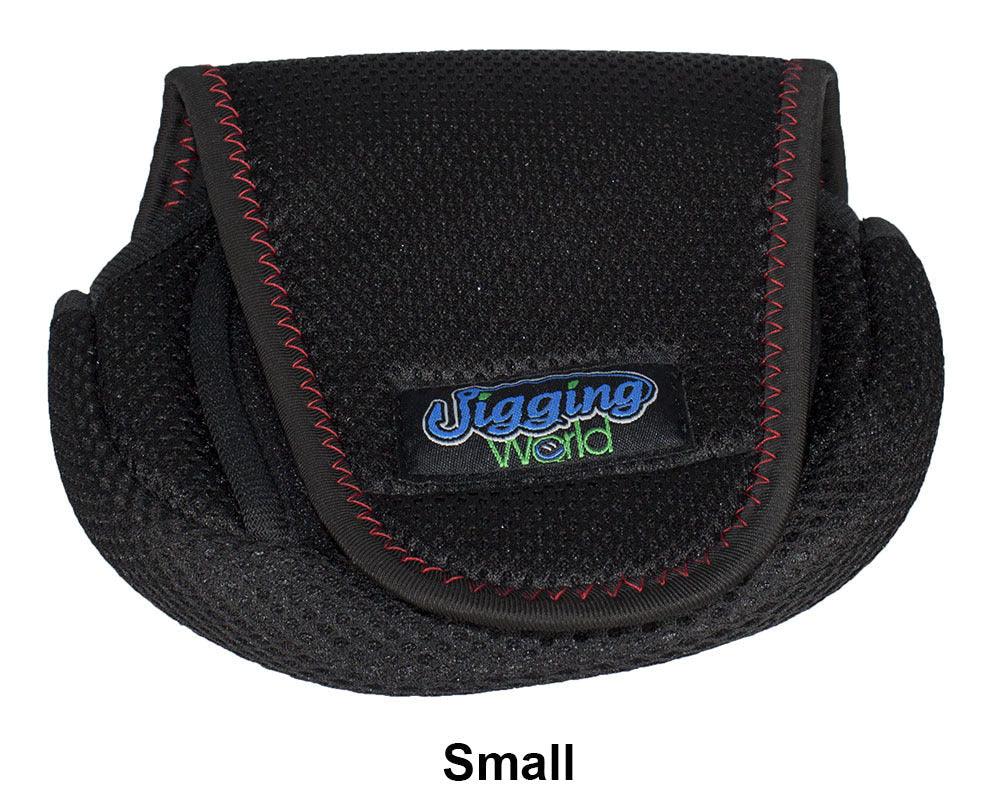 Jigging World Neoprene Spinning Reel Covers - Durable Fishing Reel Protection for Saltwater & Freshwater - Perfect for Boat, Surf, and Ice Fishing
