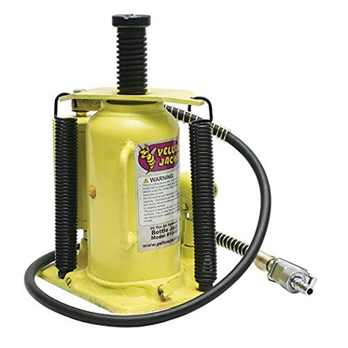 ESCO 10446 Yellow Jacket 20 Ton Air Hydraulic Bottle Jack - Heavy Duty Car Lift, 18.75