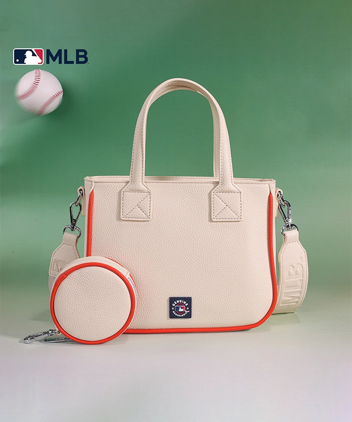 MLB Detroit Tigers Team Tote Bag with Baseball Coin Pouch - Perfect for Baseball Games, Shopping & Everyday Use