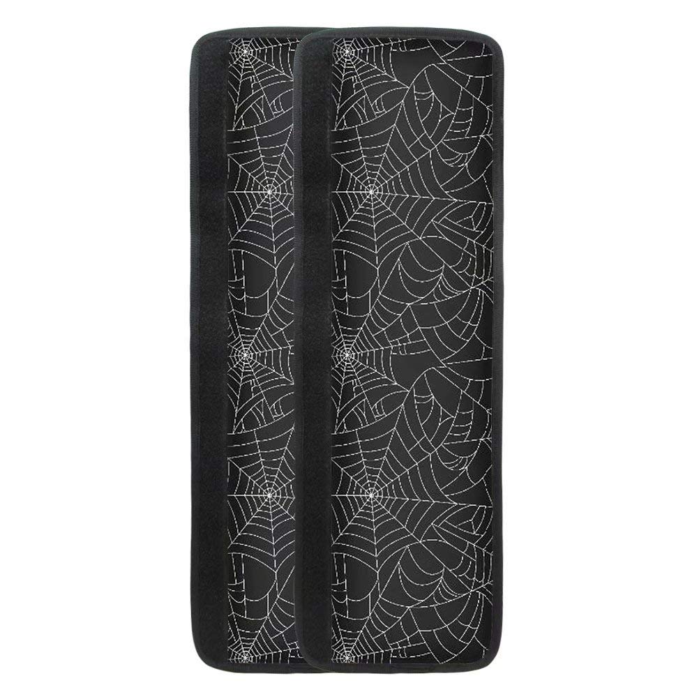 ORGYPET Washable Refrigerator Door Handle Covers - 1 Pair Black Spider Web Design, Non-Slip Fridge & Oven Handle Protectors - Prevent Fingerprints, Oil Stains & Food Spots - Perfect for Kitchen, Home & Halloween Decor