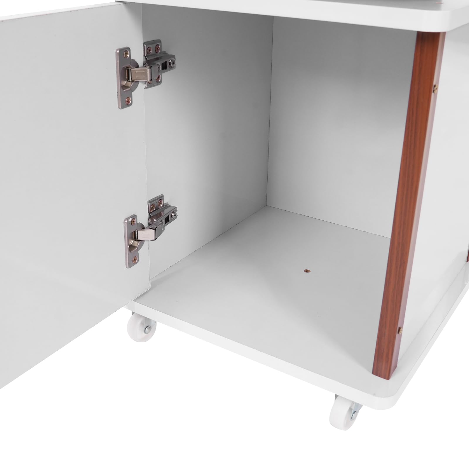 72 Pairs Sunglass Display Stand - 360° Rotating Glasses Holder Rack with Rolling Storage Cabinet - Freestanding Sunglasses Organizer for Retail Stores, Boutiques & Eyewear Shops (White) - Perfect for Eyewear Display, Organization & Customer Browsing