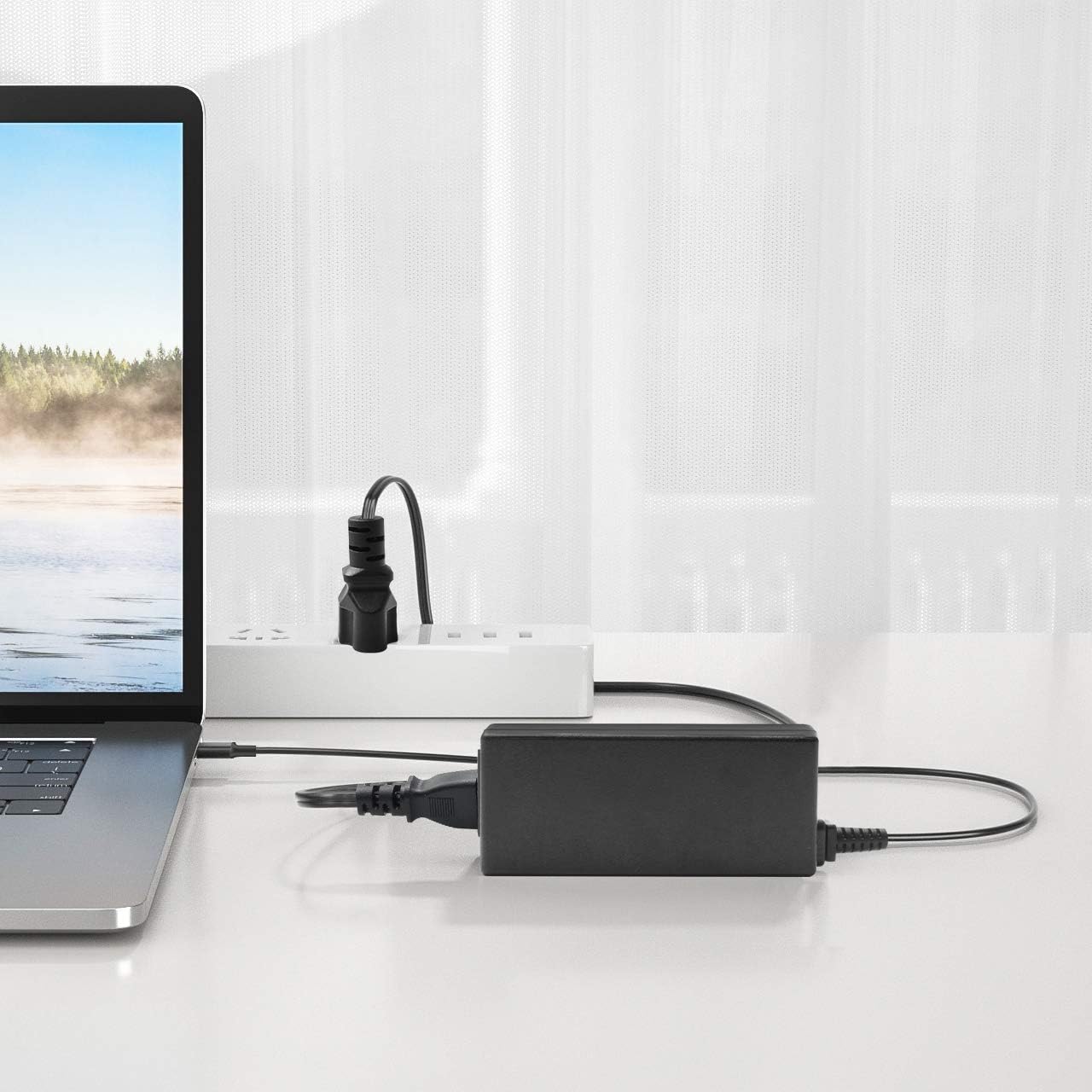45W USB C Laptop Charger for HP Chromebook 11/11A/13/14/14A/G5/X360 & 14-ca Series - Fast Charging Power Adapter for Home, Office & Travel Use