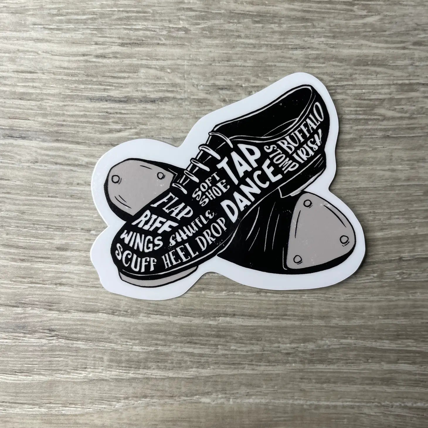 Denali & Co Dance Stickers - Fun & Colorful Vinyl Decals for Dance Studios, Water Bottles, Laptops & More