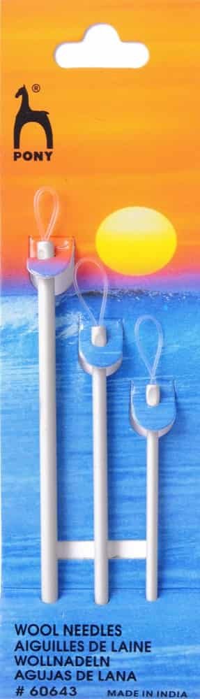Pony Aluminum Wool Needles for Knitting & Crochet - Durable & Rust-Proof Crafting Tools for Yarn Projects (Ideal for DIY, Home Decor, and Gift Making)