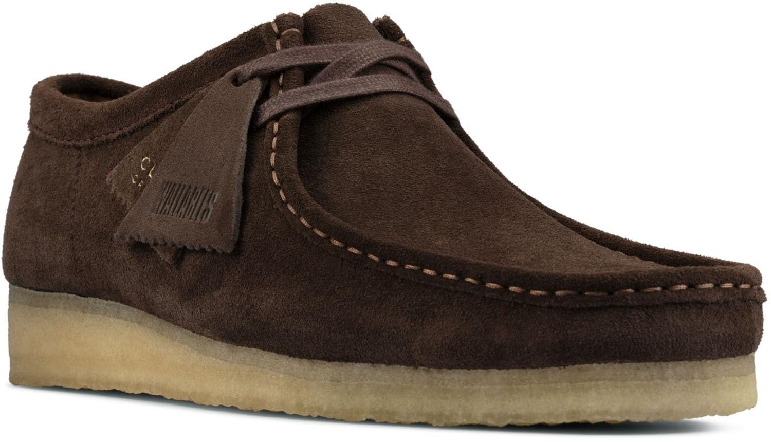 Clarks Men's Suede Wallabee Shoes - Comfortable Casual Loafers for Men | Breathable & Stylish | Perfect for Work, Travel & Everyday Wear