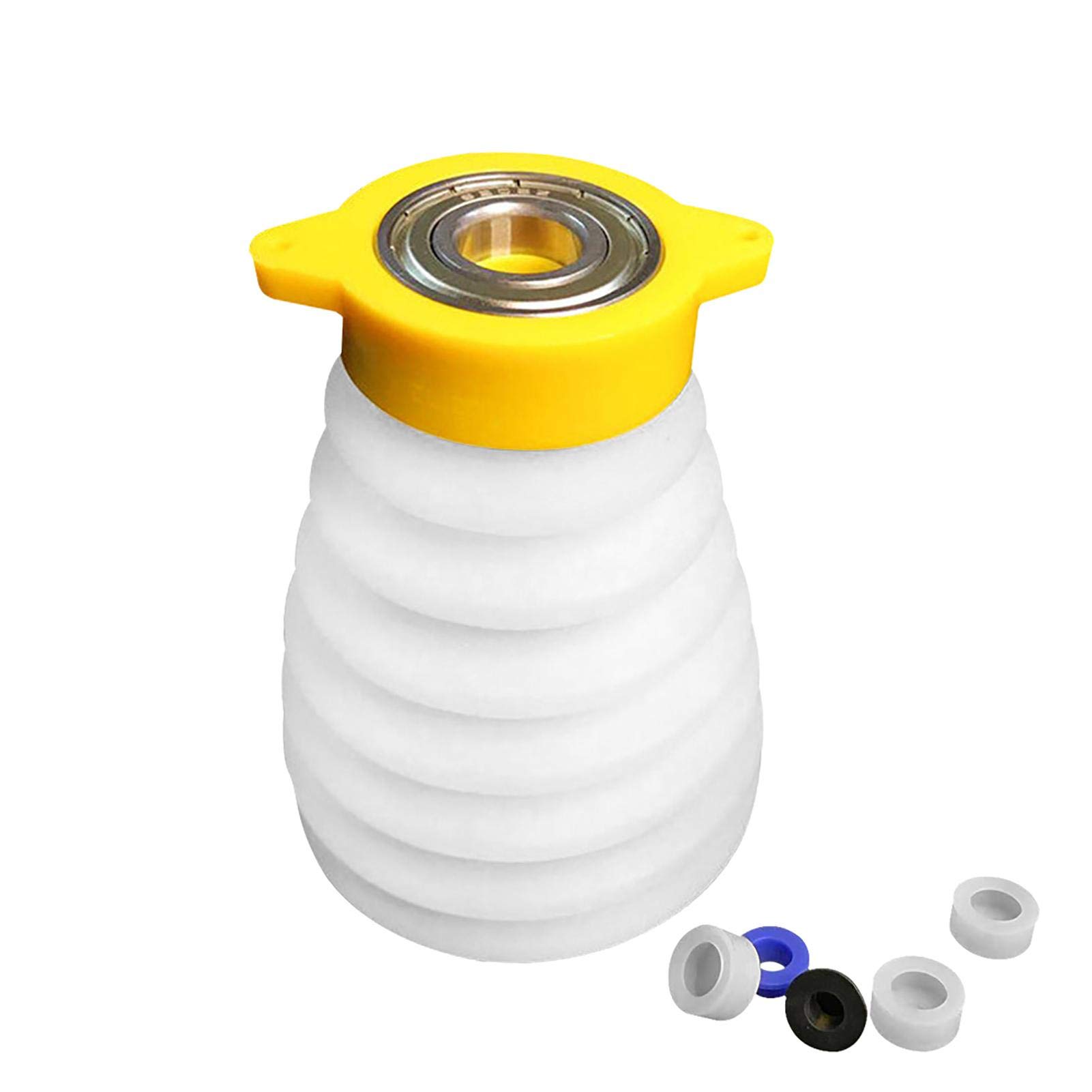 Electric Drill Dust Collector Cover - Silicone Dustproof Hammer Drill Accessory with 5 Sealing Rings (116mm) - Perfect for Clean Woodworking, DIY Projects & Construction Drilling