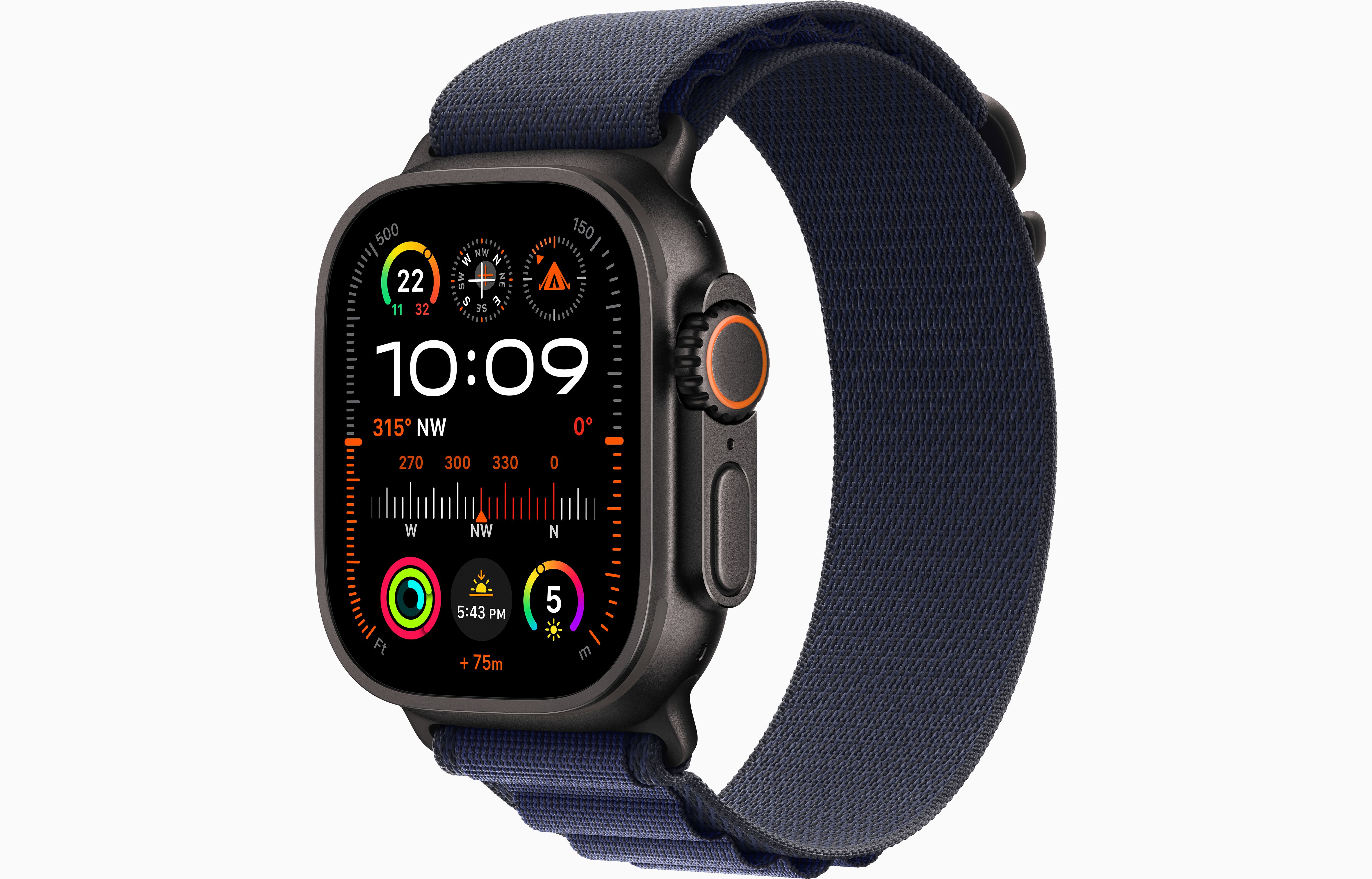 Apple Watch Ultra 2 - GPS + Cellular Smartwatch with Advanced Fitness Tracking & Heart Rate Monitor - Perfect for Outdoor Adventures, Workouts & Daily Wear