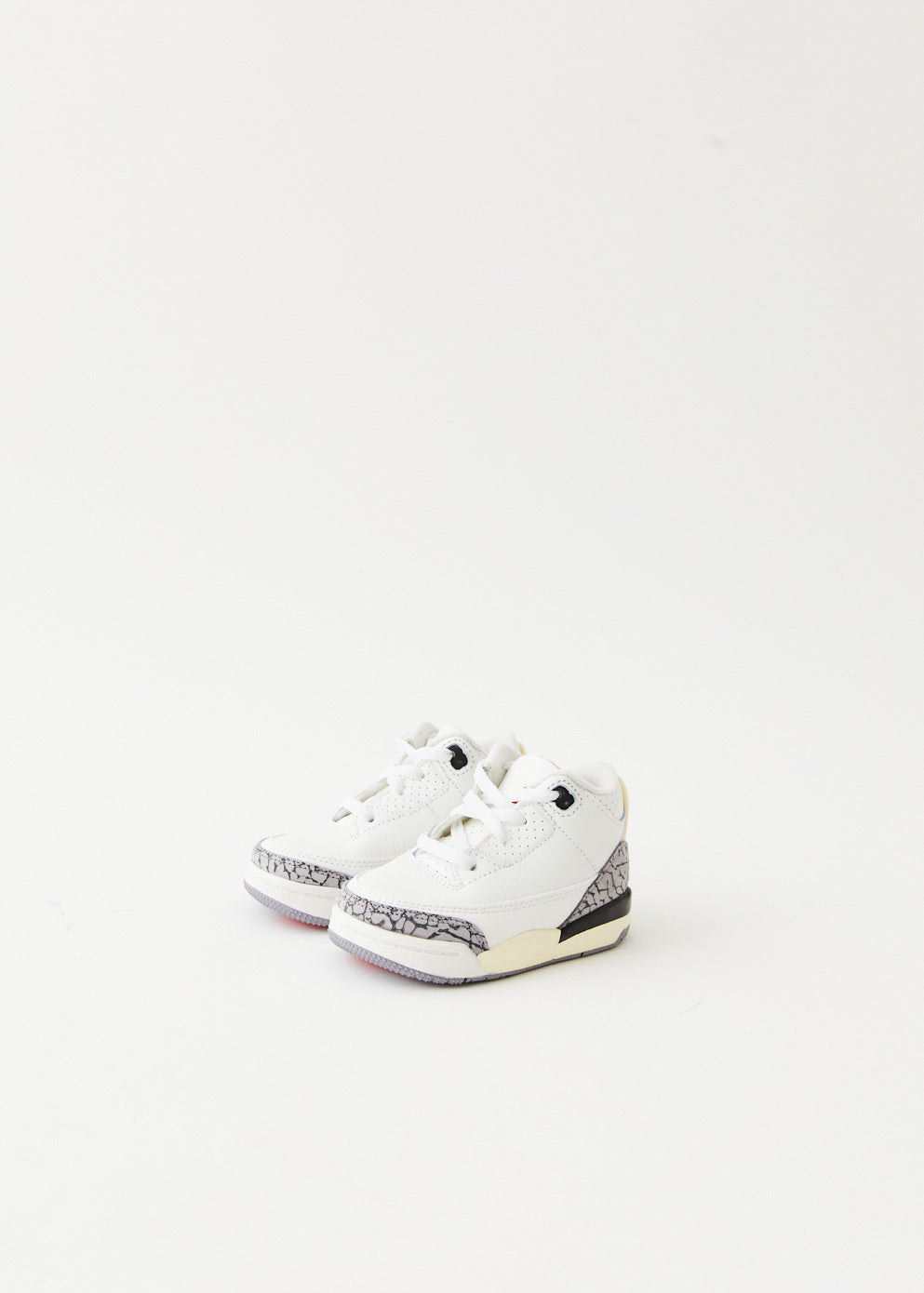 Air Jordan 3 Retro 'White Cement Reimagined' (TD) Sneakers - Men's Basketball Shoes for Casual Wear & Street Style
