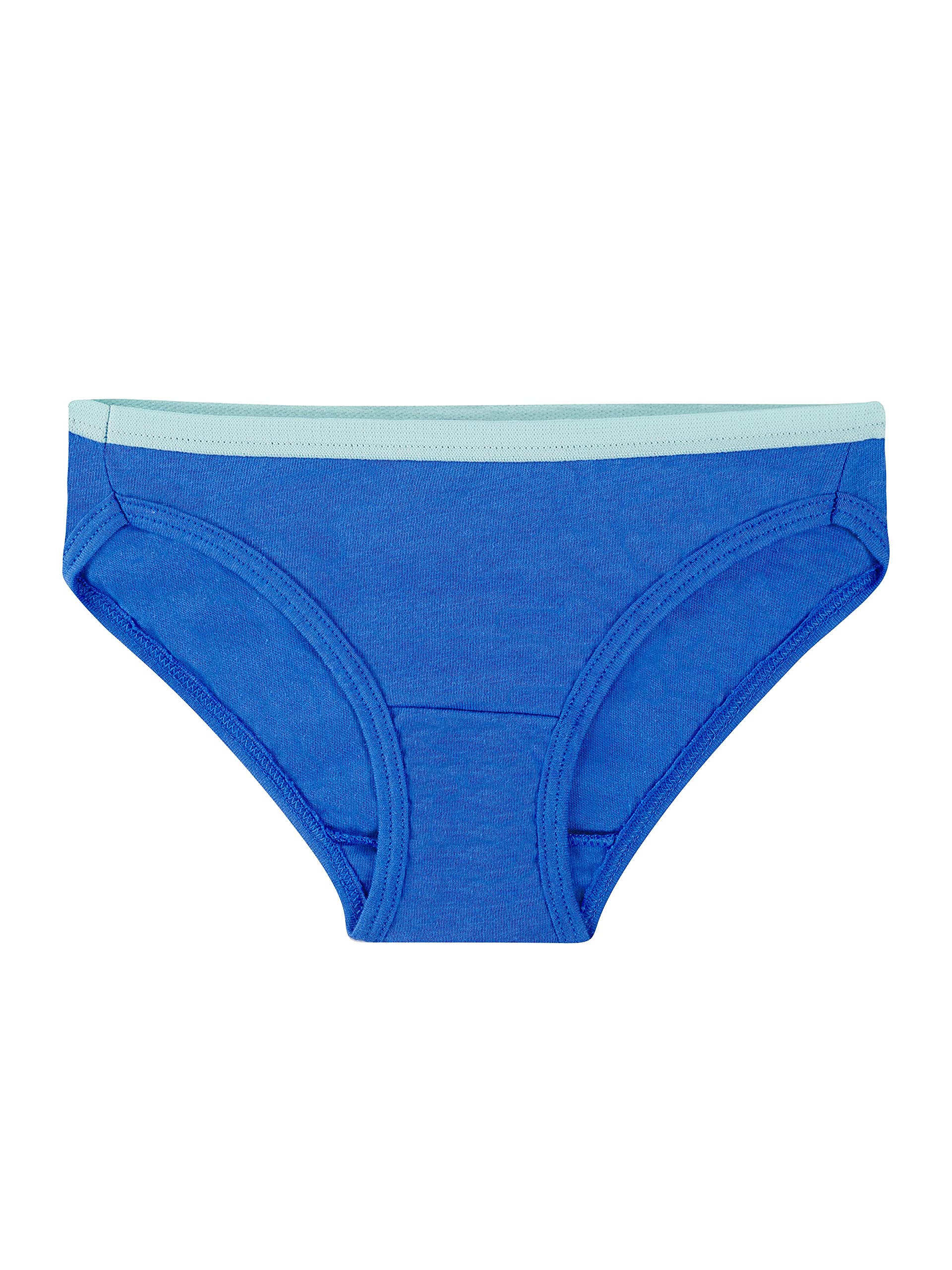 Fruit of the Loom Girls' Cotton Bikini Underwear 5-Pack - Soft Breathable Panties for Kids & Teens - Perfect for School, Sports & Everyday Comfort