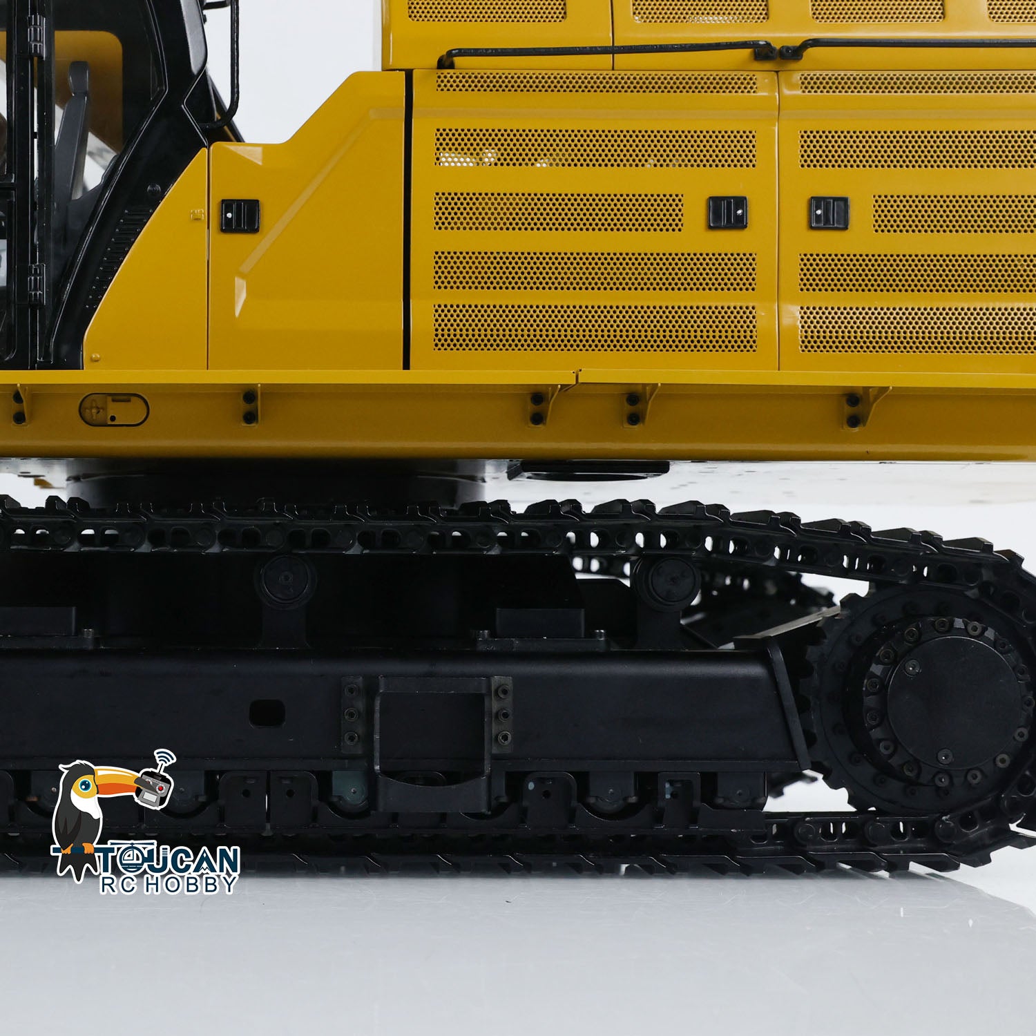 1/14 Scale Metal RC Hydraulic Mining Excavator 374F - Fully Assembled & Painted Construction Vehicle with FlySky I6S Radio Control - Perfect for Construction Simulation, Mining Reenactment & RC Hobby Enthusiasts