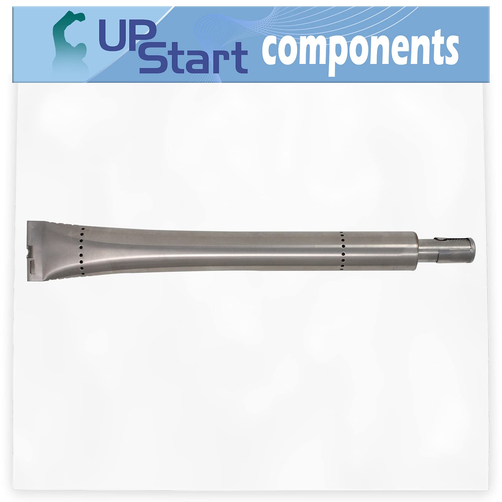 **UpStart Components 5-Pack Stainless Steel BBQ Gas Grill Tube Burner Replacement Parts - Compatible with Huntington 6962-64C, Weber, Char-Broil & More - Perfect for Outdoor Grilling & Backyard Barbecues**