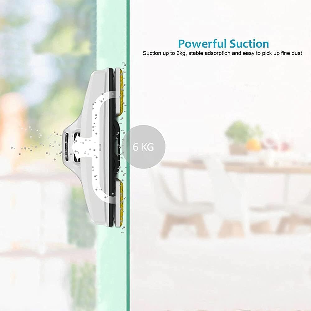 HOBOT-298 Smart Window Cleaning Robot with Ultrasonic Water Spray, AI Path Planning, Rechargeable & Replaceable Water Tank, App & Remote Control - Perfect for High-Rise Windows, Glass Doors, and Skylights