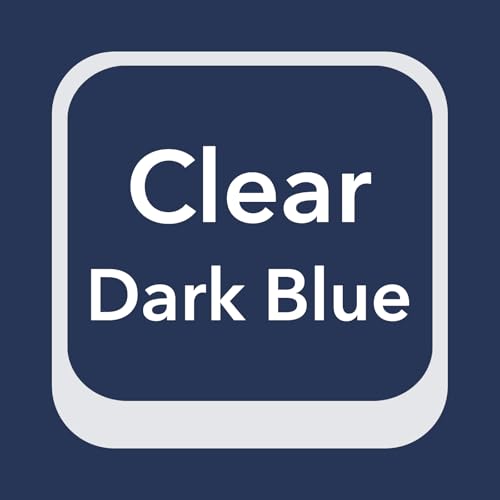 Clear Dark Blue+stand