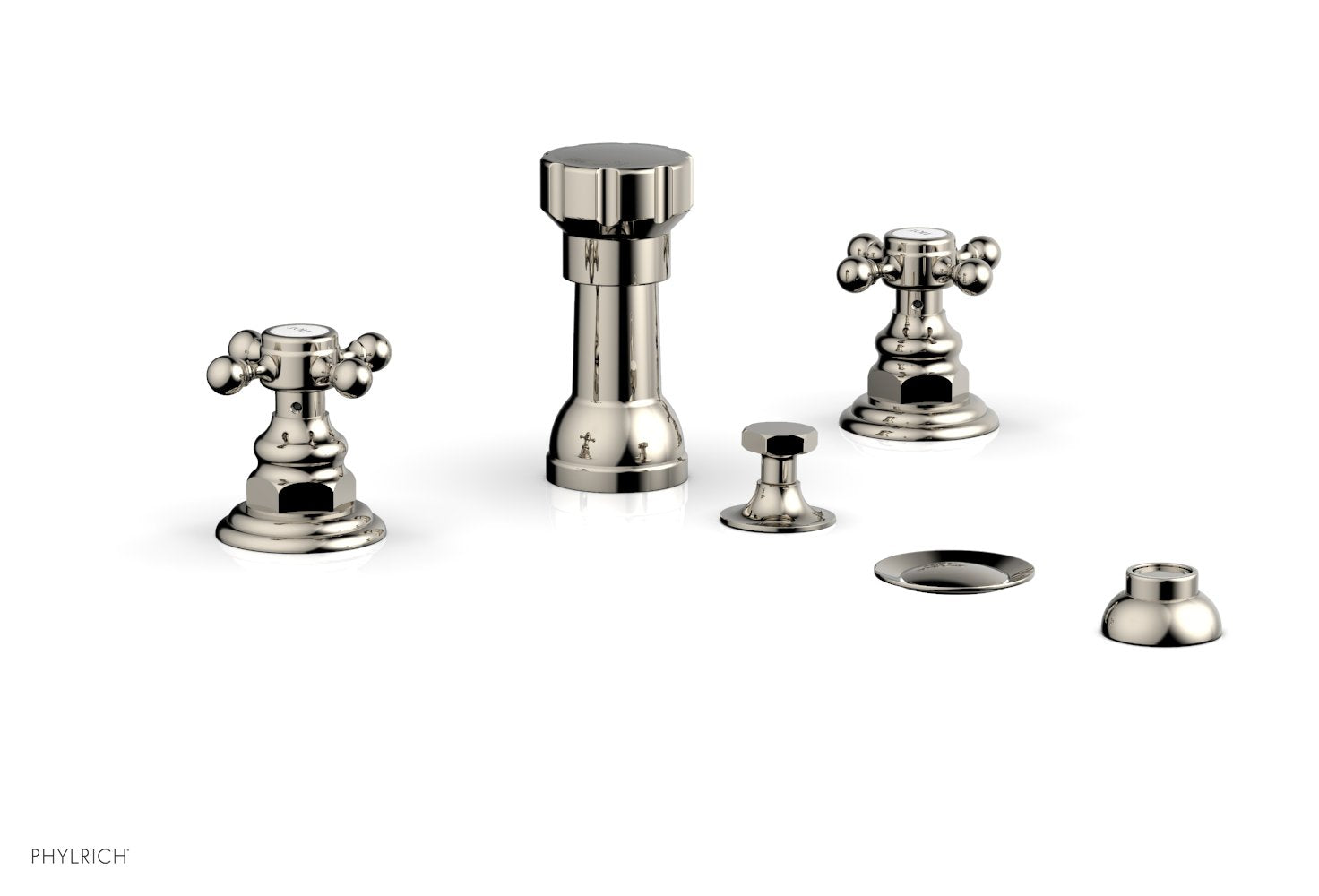 HEX TRADITIONAL Four Hole Bidet Set - 500 60 - Modern Bathroom Upgrade for Enhanced Hygiene & Comfort - Perfect for Home, Hotel, and Spa Use